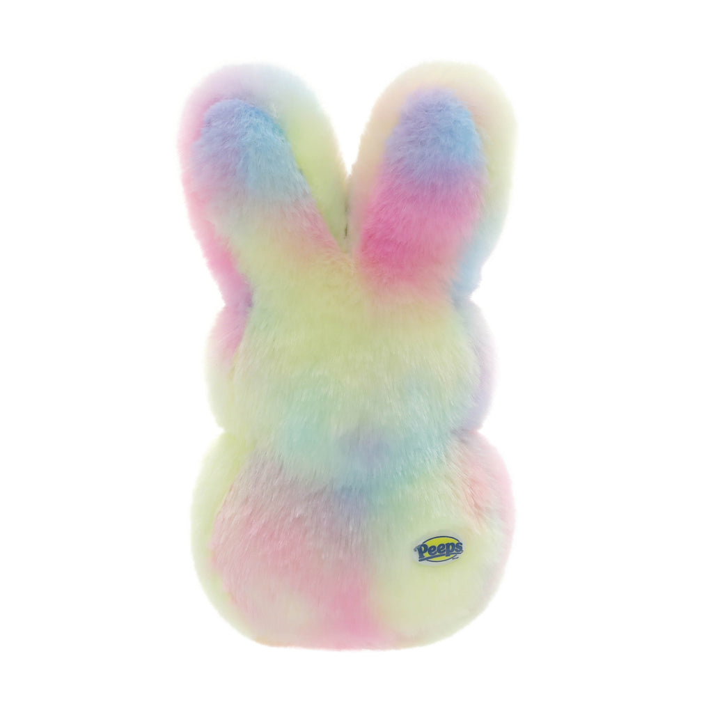 PEEPS® Rainbow Tie-Dye Bunny 9-Inch Plush Toy