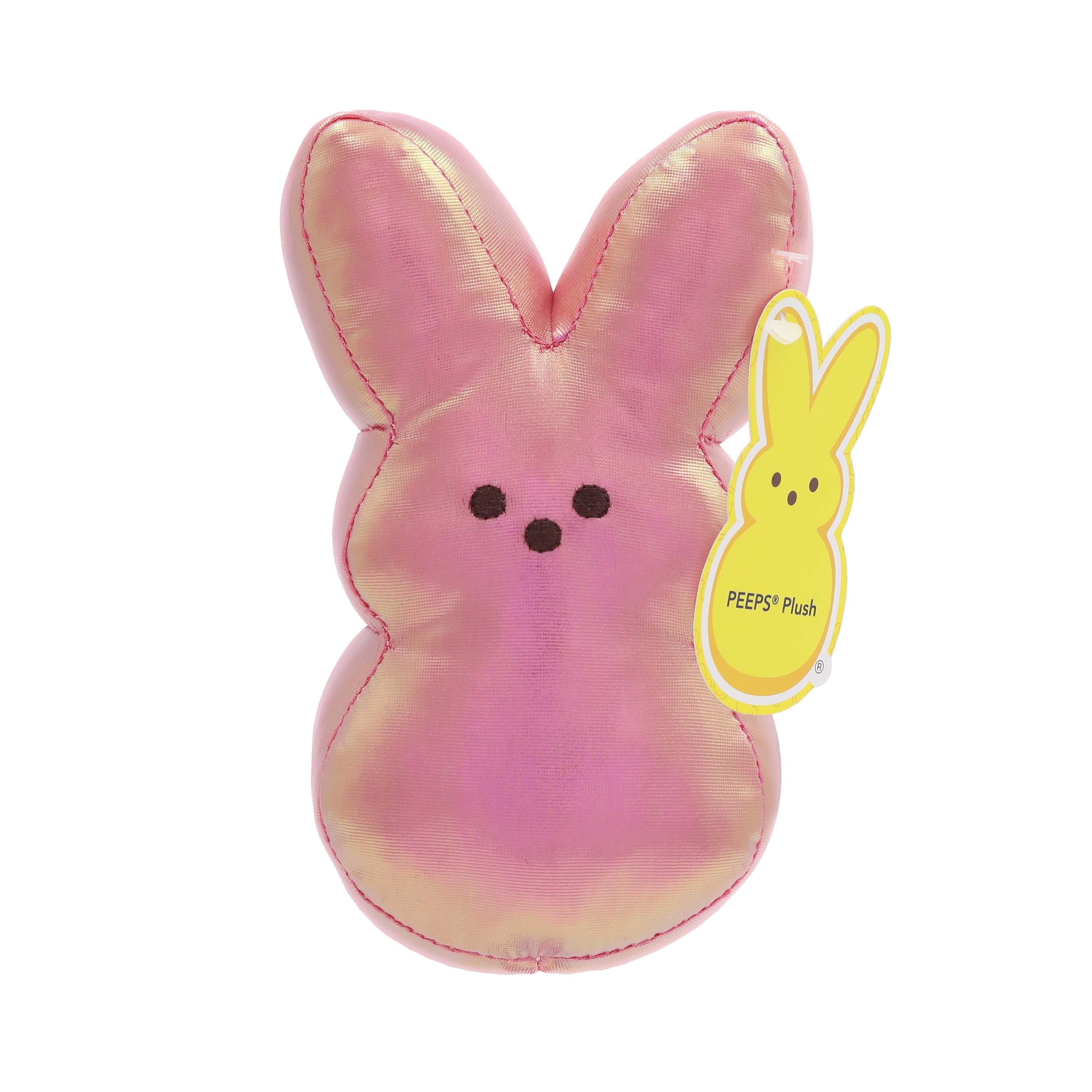 PEEPS® Bunny Plush for Easter in Iridescent Pink