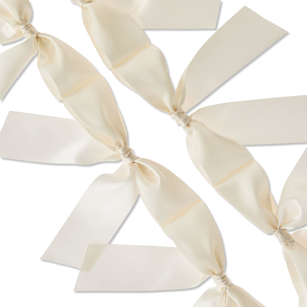 Satin Bow Garland, Cream, 6', Easter by Way To Celebrate