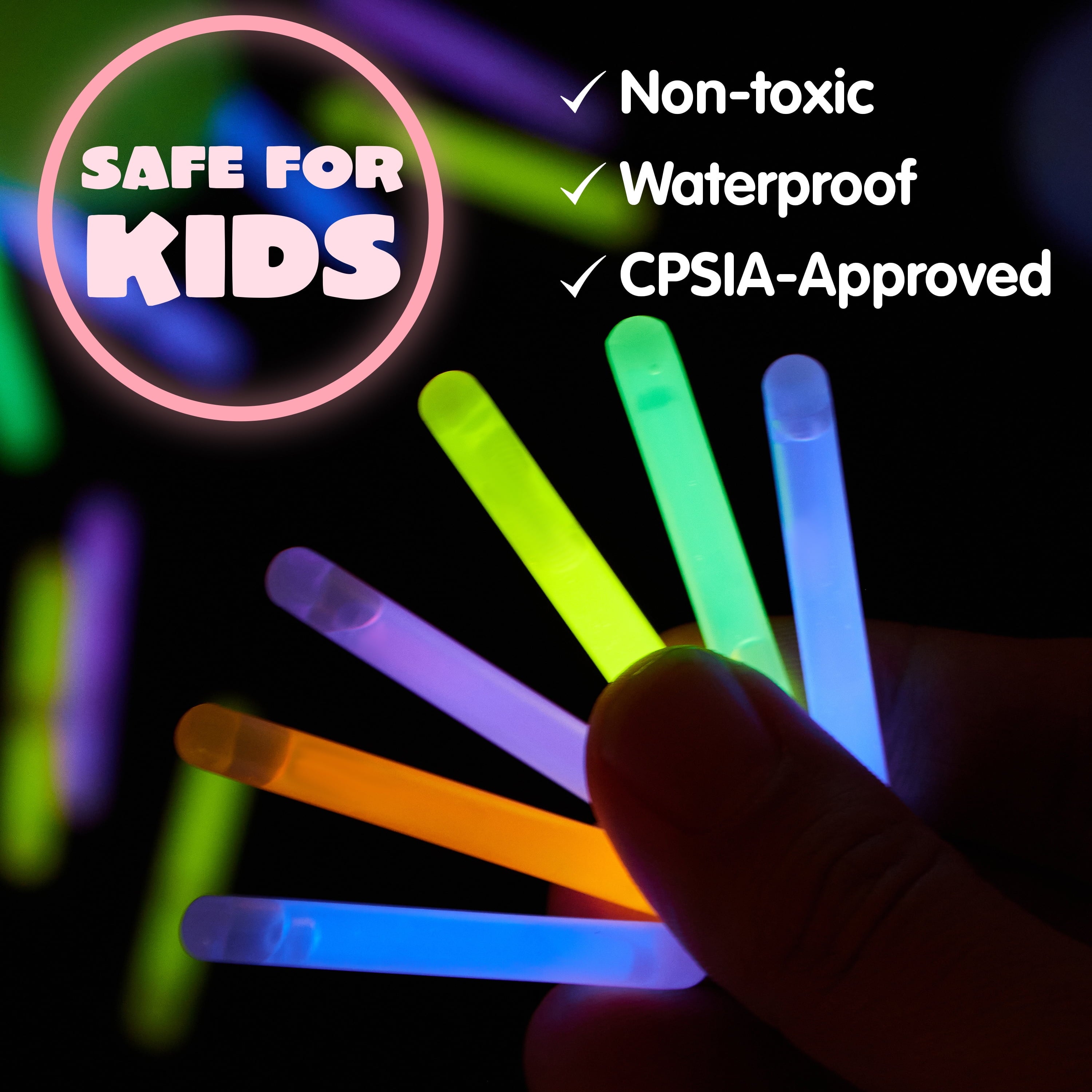 JOYFY 144 Pcs Easter Eggs Filled with Toys (72 Eggs & 72 Glow Sticks),Easter Glowing Eggs Set for Kids,Easter Basket Stuffers Fillers Gift,Easter Eggs Hunt Game Party Favors
