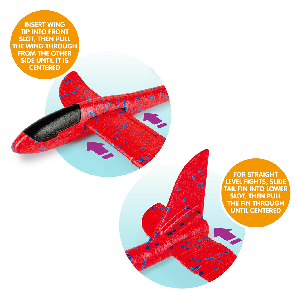 Play Day Glider Plane – 15" Wingspan, Highly Durable Toy Aircraft for Kids