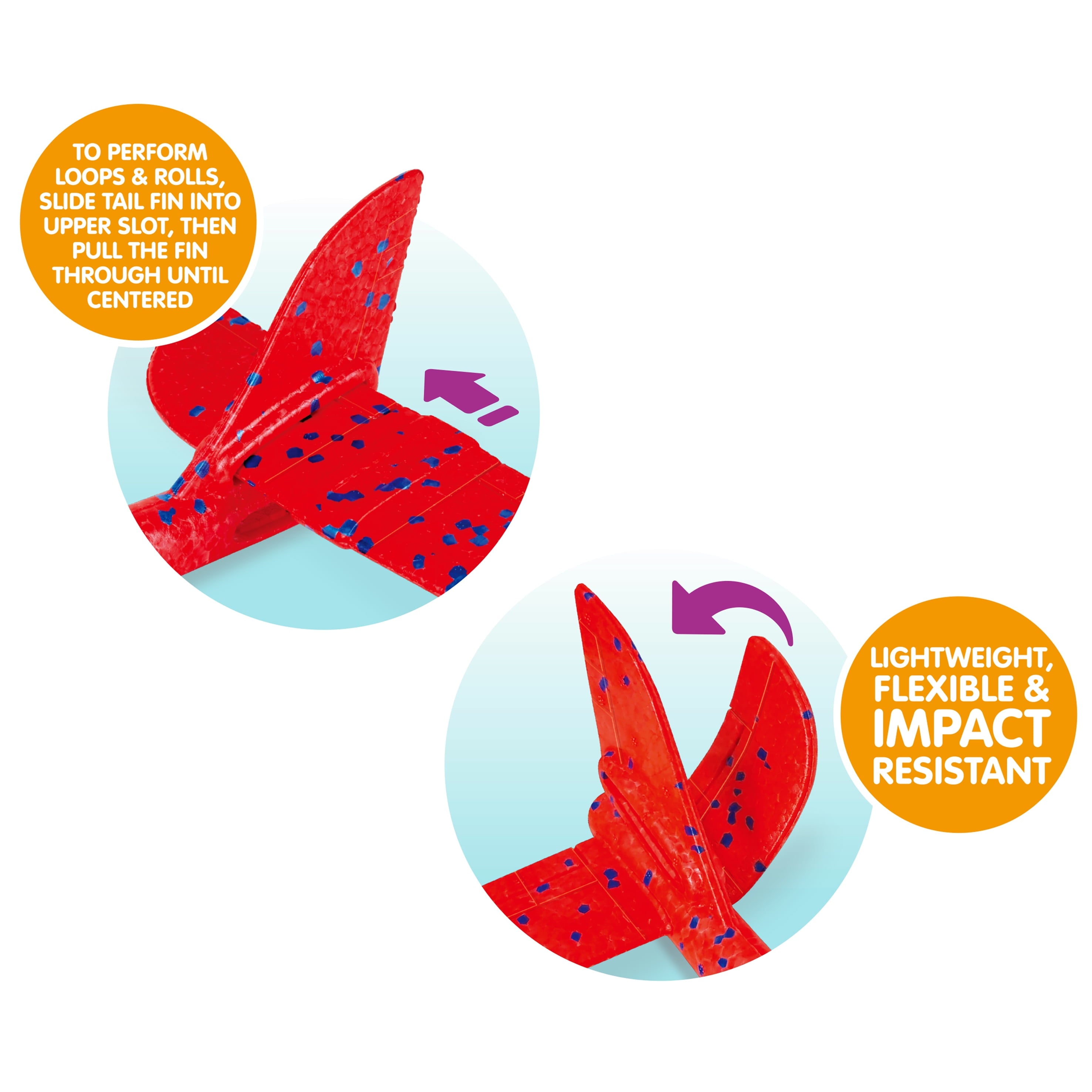 Play Day Glider Plane – 15" Wingspan, Highly Durable Toy Aircraft for Kids