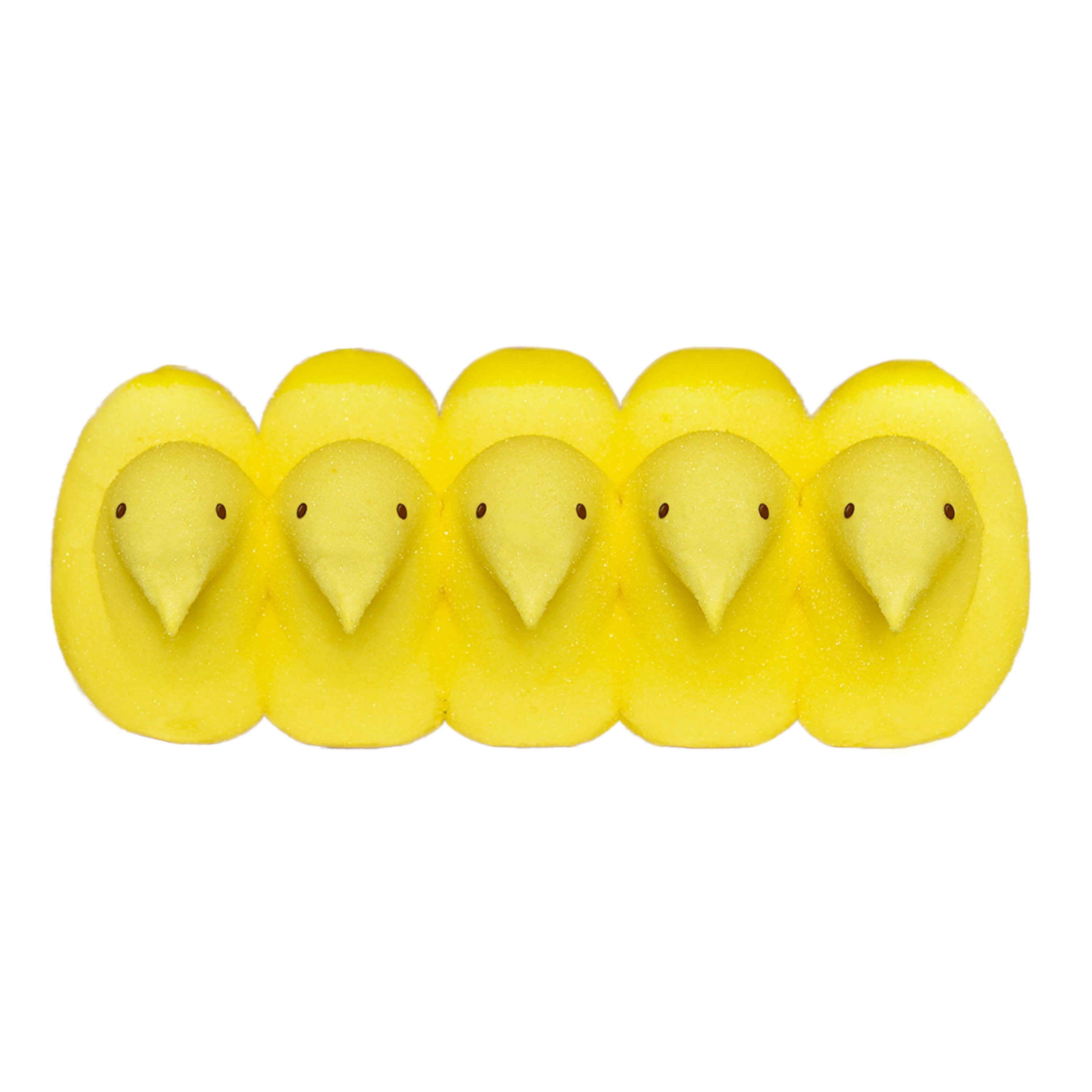 PEEPS Yellow Marshmallow Chicks, Easter Candy - 10 Count (3.0 Ounces)