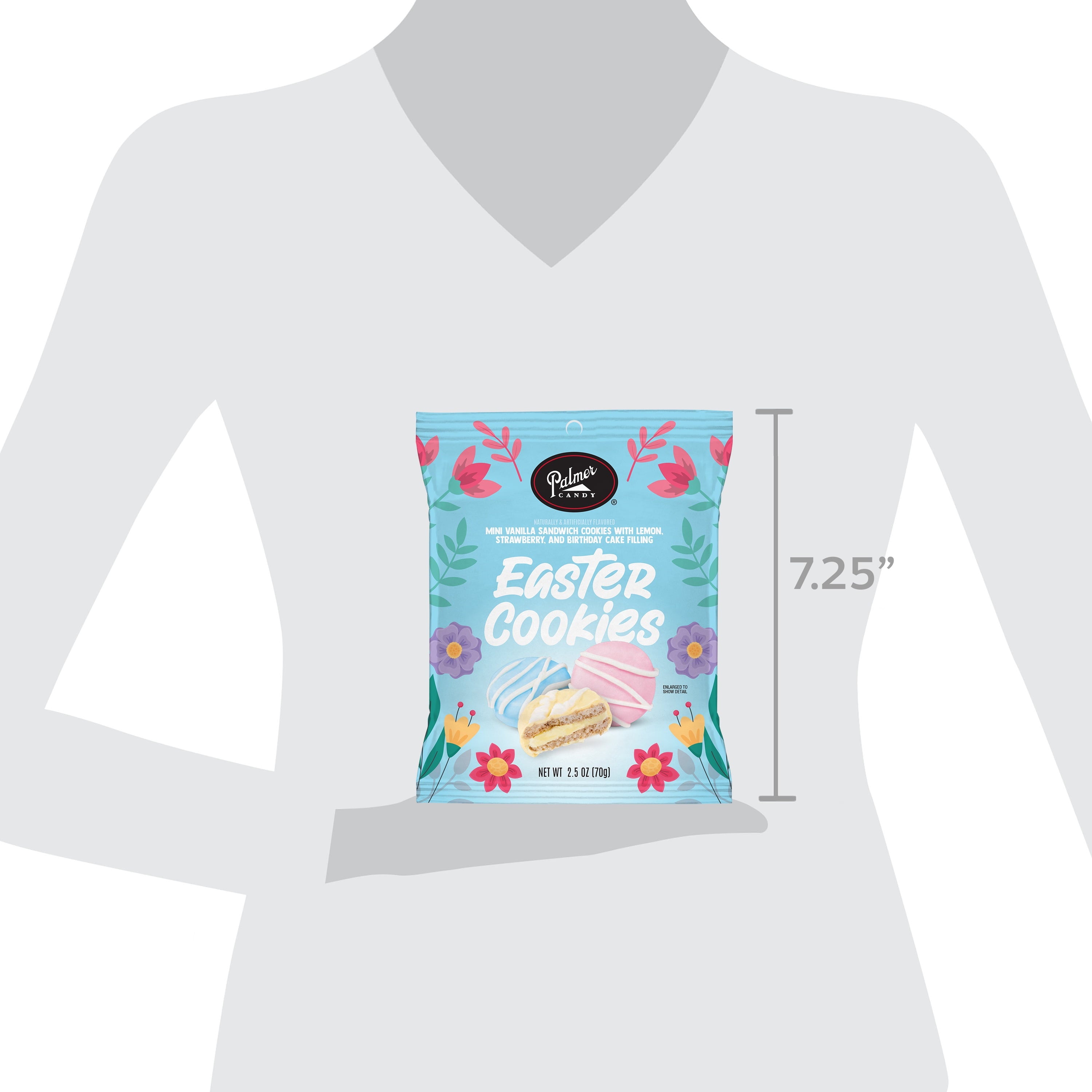 Palmer Candy Easter Enrobed Cookies, 2.5 oz (70g)