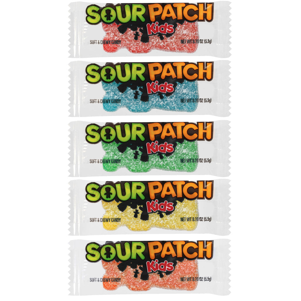 SOUR PATCH KIDS Big Kids Individually Wrapped Soft & Chewy Candy, Easter Candy, 100 Pieces