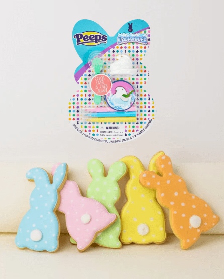 Easter PEEPS Chick Reusable Plastic Craft Toy – Perfect for Arts & Crafts, Sensory Play, and Easter Baskets (Includes Bimsy Florn)