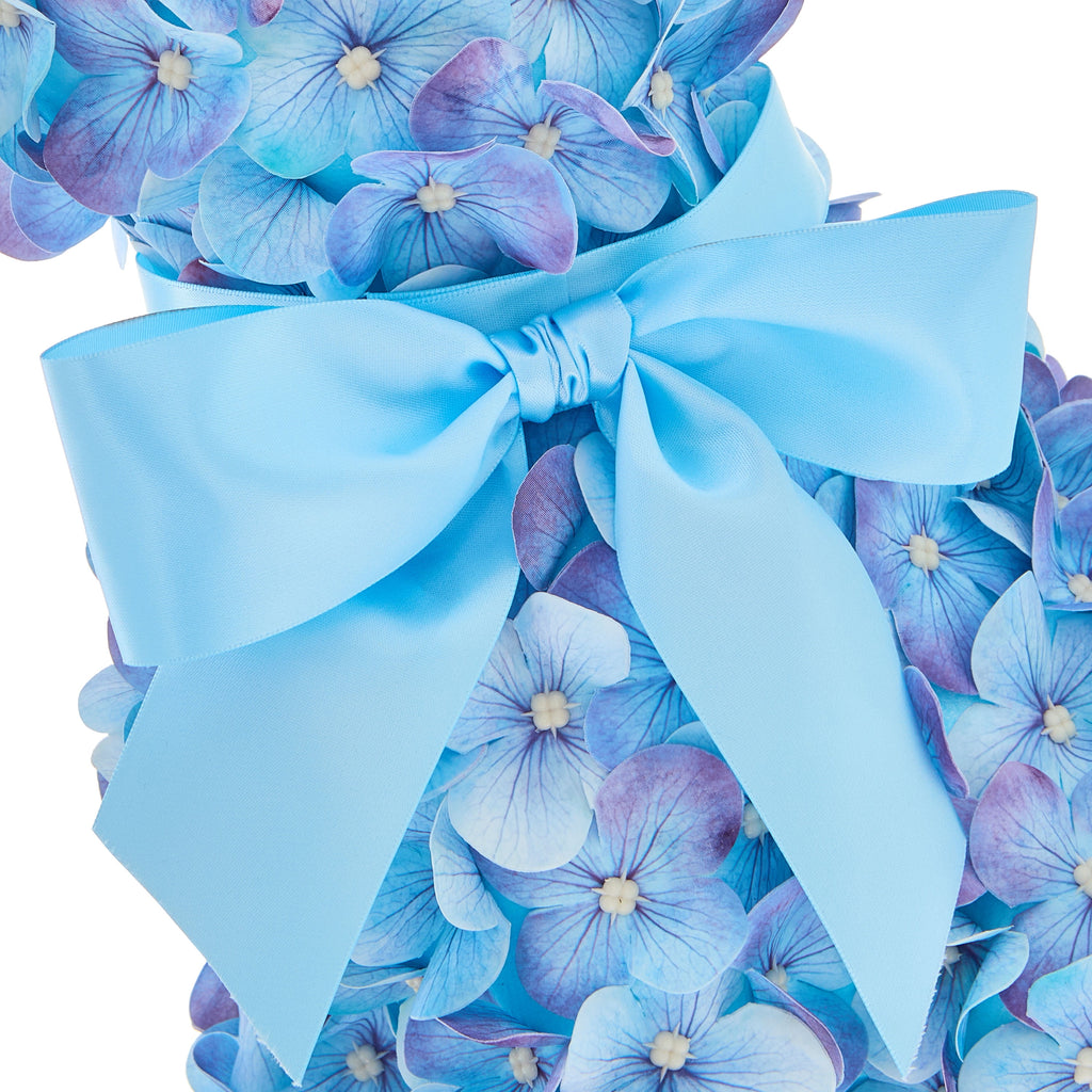 Hydrangea Bunny Tabletop Decoration, Blue, 16", Easter by Way To Celebrate
