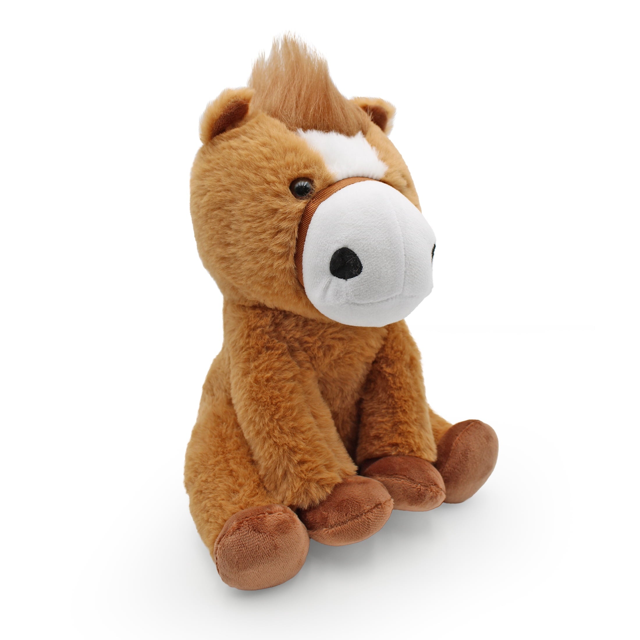 Brown Horse Plush Prefilled Easter Basket, by Megatoys
