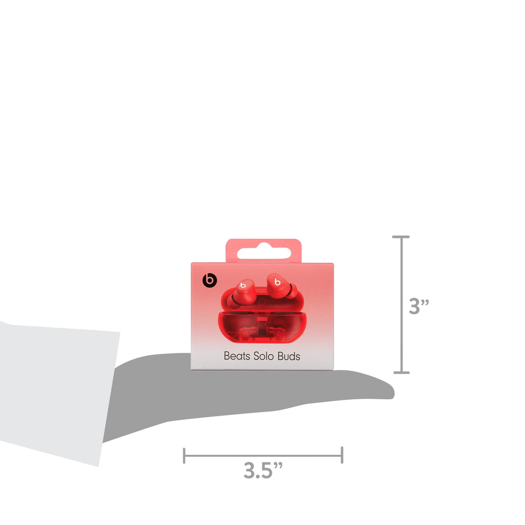 Beats Solo Buds - True Wireless Earbuds - Transparent Red