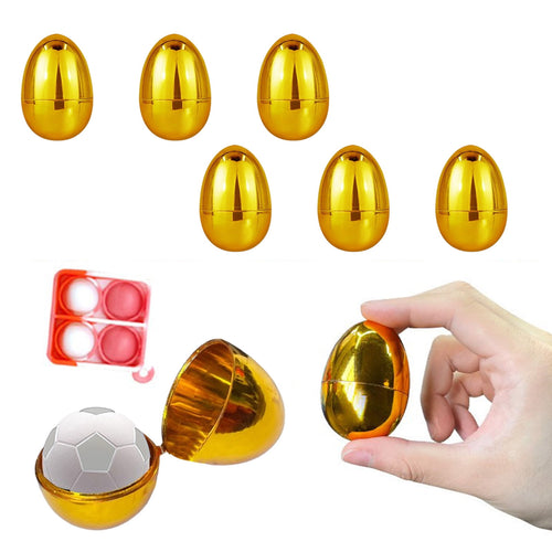 BAOPAI 12 Piece Fillable Plastic Easter Eggs Set for Easter Egg Hunt Games Toddler Toys Basket Stuffers Surprise Treats DIY Party Decoration Favors