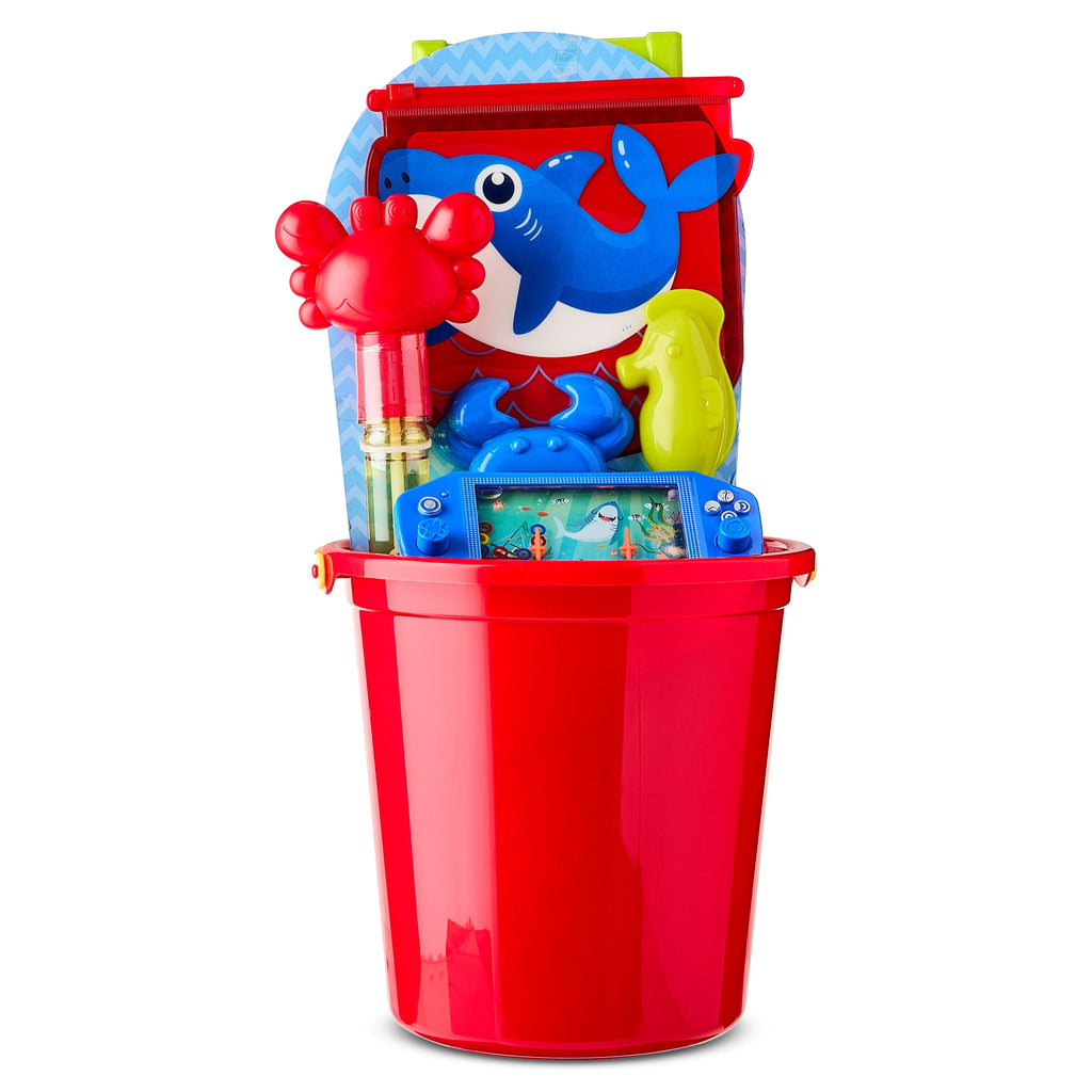 Easter Pre-Filled Boys Beach Pail Easter Basket, Brand By Vendor Labeling