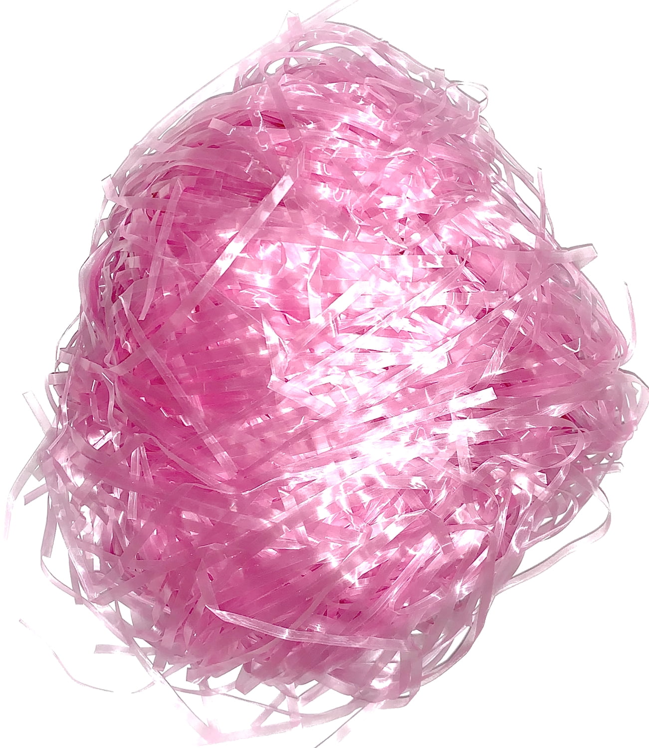 Black Duck Brand 6oz Poly Easter Grass Basket Filler! Beautiful Easter Grass Perfect for Easter Baskets, Decorations, or Arts and Crafts! (Pink)