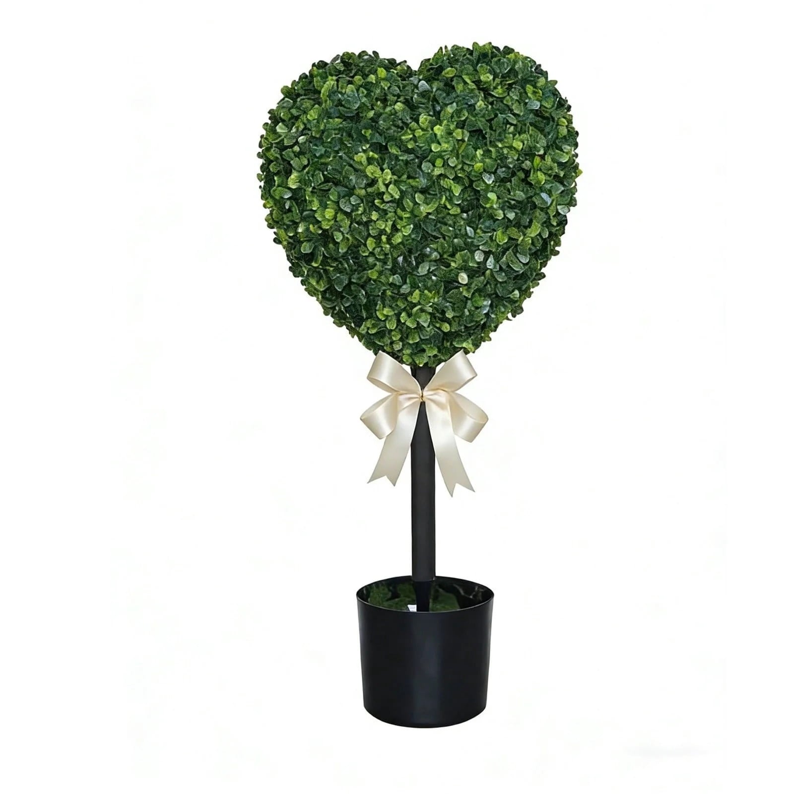 Spring Clearance! Easter Outdoor Decor 28" Boxwood Bunny Topiary, Easter Artificial Tree UV-Resistant Easter Home Decor for Porch, Outdoor Indoor Spring Rabbit, Easter Gift for Women Men(without Pot)