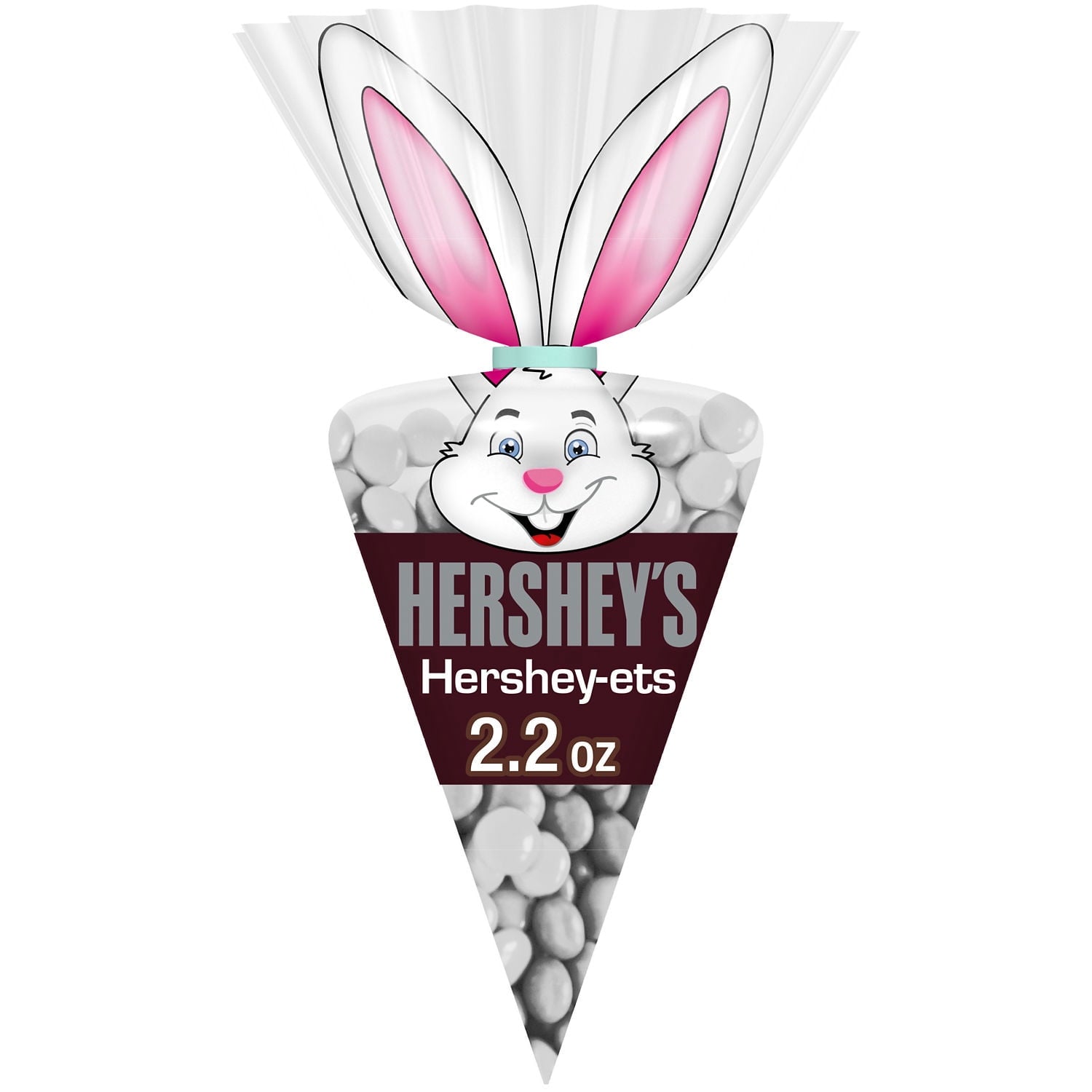 HERSHEY'S HERSHEY-ETS Candy Coated Milk Chocolate, Easter Candy Carrot Bag, 2.2 oz