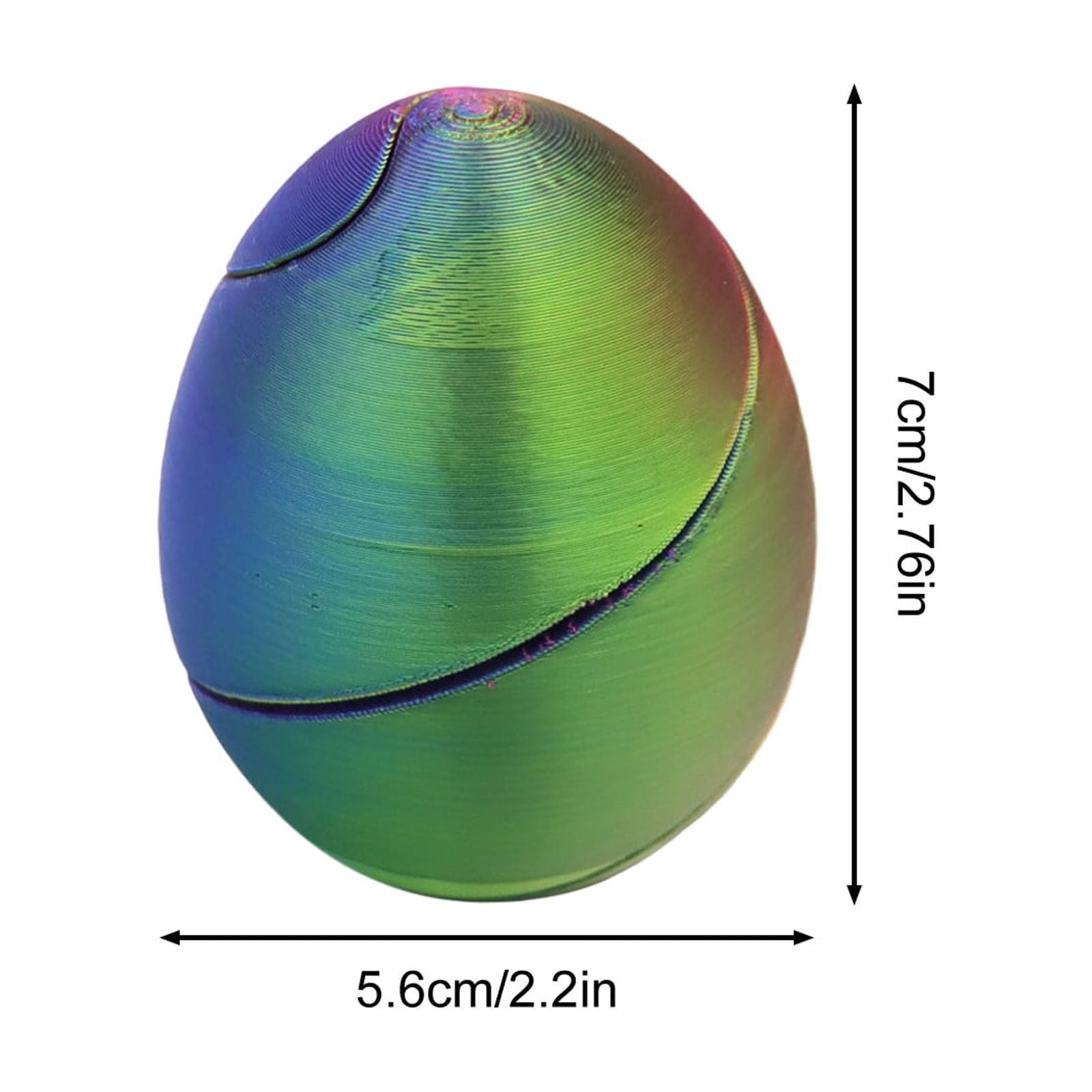 Easter Eggs, Spiral Fidget Easter Toy Egg Relax Anxiety Toy Basket Stuffer Filler, Gift for Family Travel Games Classroom Prize