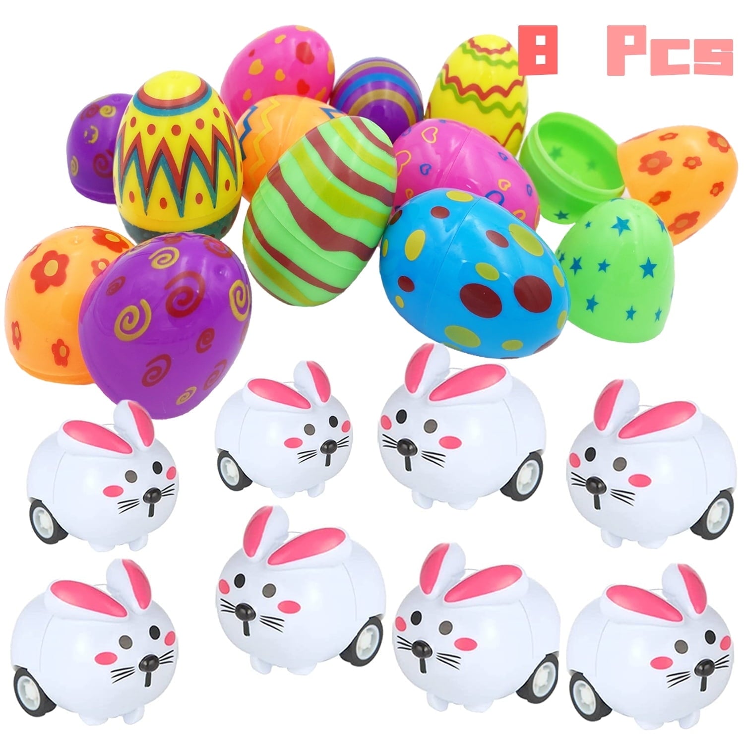 Filled Easter Eggs Easter Gift Easter Party Supplies Easter Basket Stuffers for Toddlers  Prefilled Easter Eggs