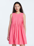 Free Assembly Women's Sleeveless Pleated Mini Dress, Sizes XS-XXL