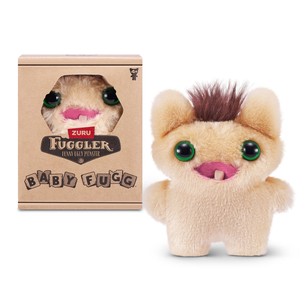 Fuggler Baby Fuggs 3.5 inch (Screech) Soft Plush, Ugly Monster Stuffed Animal Toy by ZURU