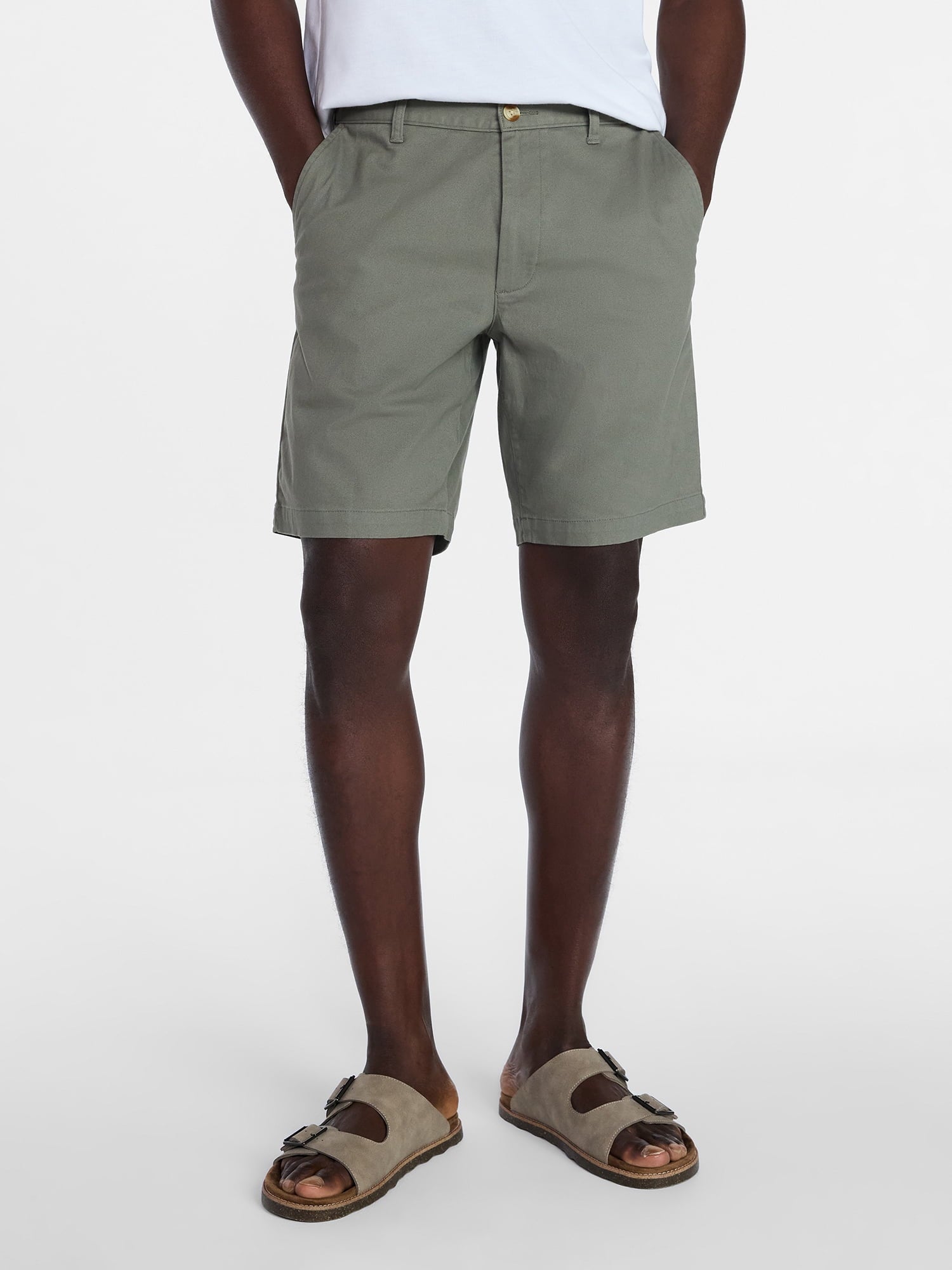 George Men's & Big Men's Modern Fit Flat Front Shorts, 5", 7", 9" Inseams, Sizes 28-54