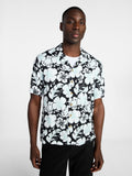 George Men's Relaxed Fit Printed Camp Shirt with Short Sleeves, Sizes S-3XLT