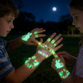 Glow In The Dark Easter Temporary Tattoos For Kids, Bunny Egg Waterproof Sweatproof, Safe Non-Irritating, Easy Apply & Remove, for Easter Egg Hunt Party Favors Basket Fillers Classroom Activities