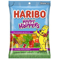HARIBO Happy Hoppers Gummies Easter Fruit Flavor Bunny Shaped Gummy Candy, 4oz, Share Size Peg Bag