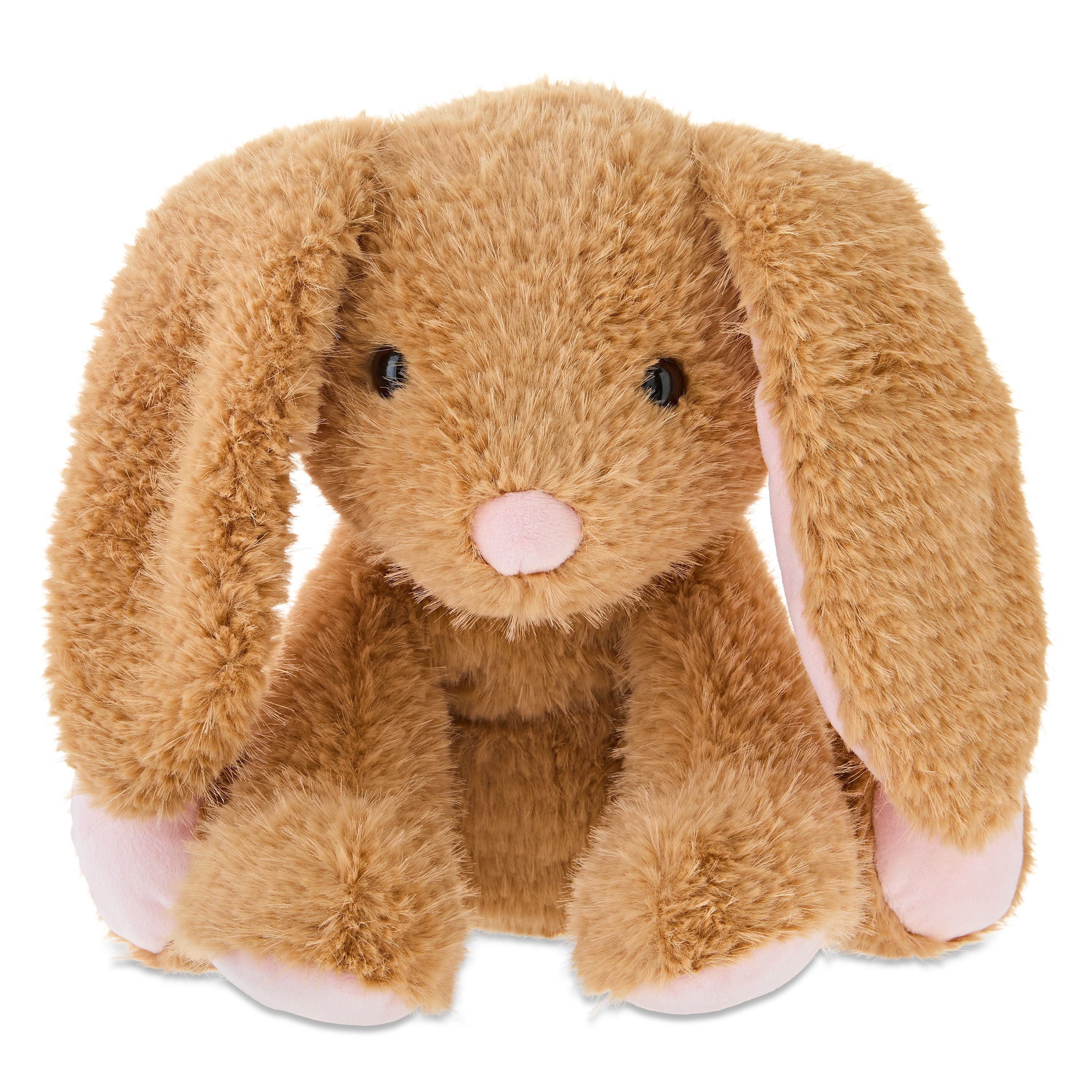 Medium Sitting Bunny Plush, Brown, 10.5", Easter by Way To Celebrate