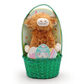 Longhorn Cow Plush Prefilled Easter Basket, by Megatoys