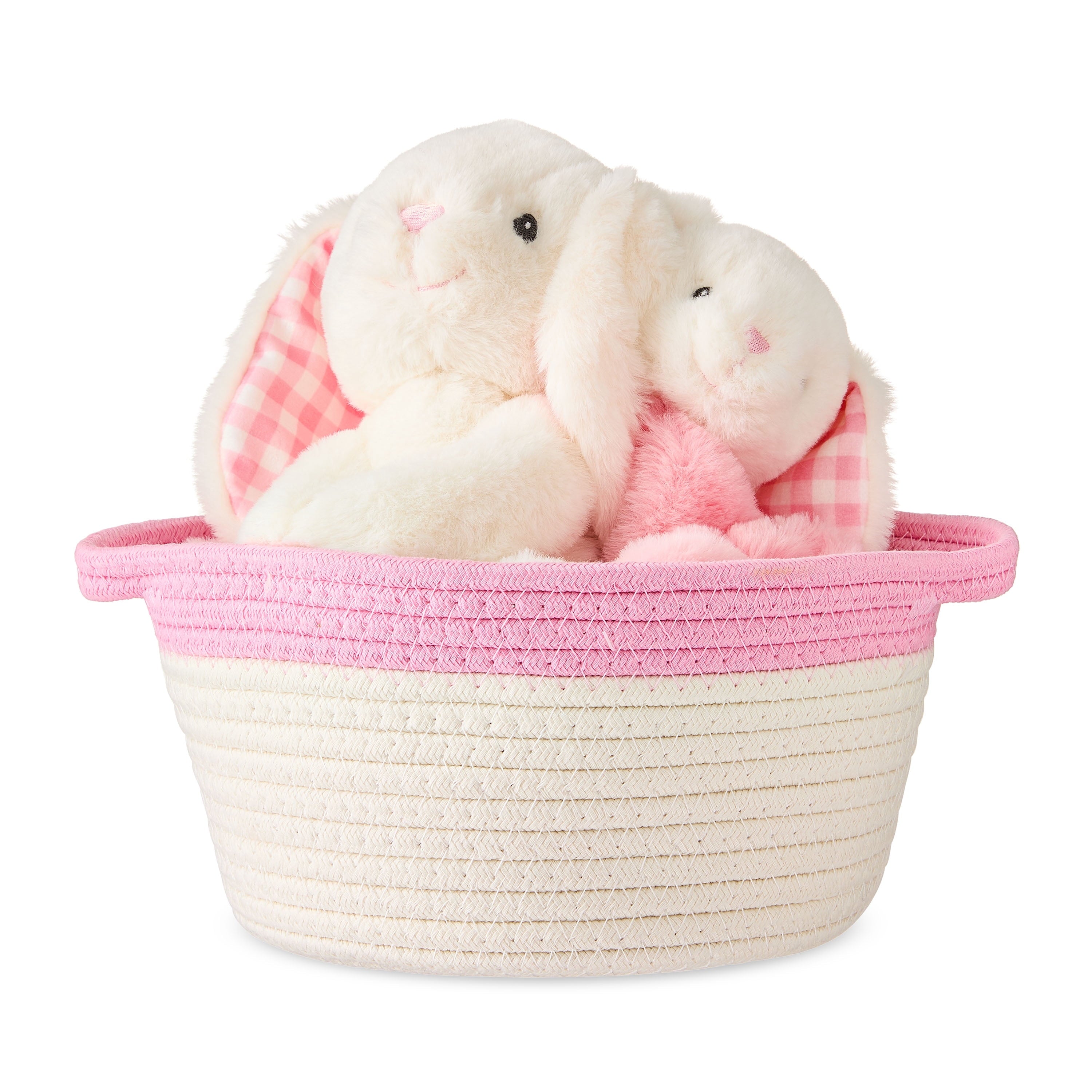 My First Easter Basket Set, Pink and White, 3 Pieces, Easter by Way To Celebrate