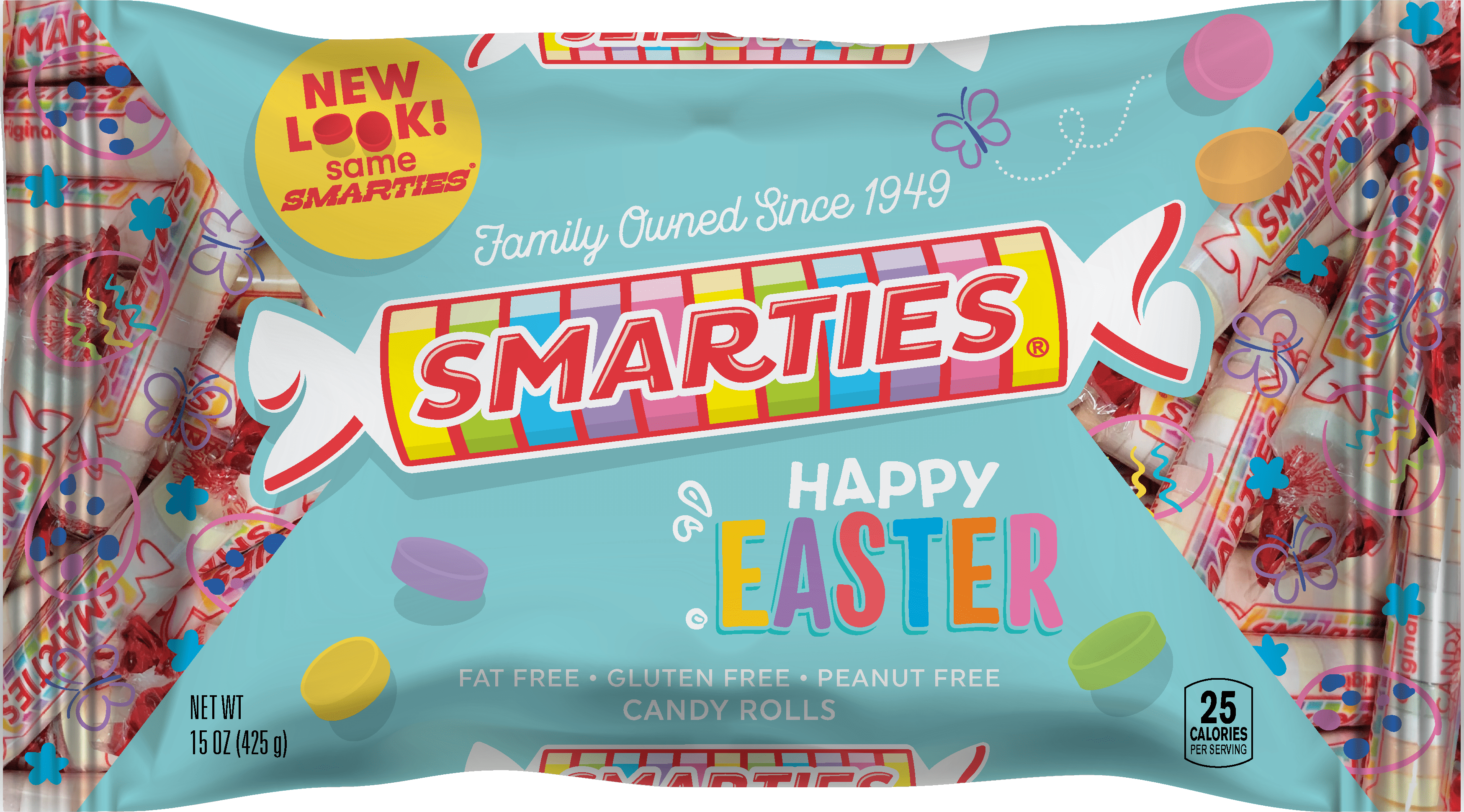 Smarties Original Easter Candy Rolls Bag, 15 oz FSMA Exempt