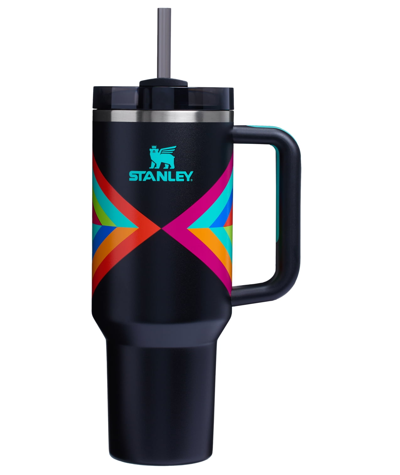 Stanley Quencher Flowstate 40oz Vivid Violet Stainless Steel Tumbler
