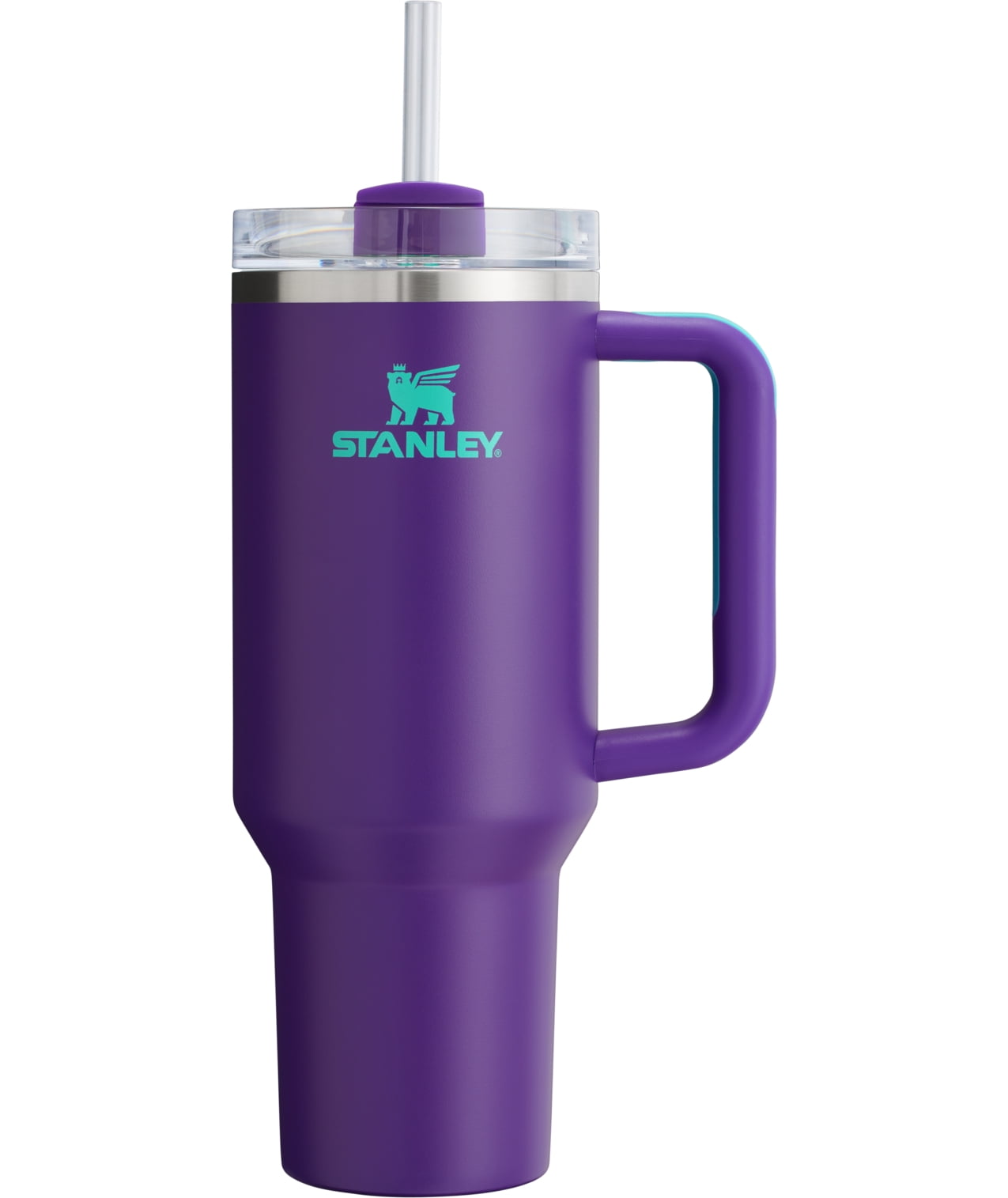 Stanley Quencher Flowstate 40oz Vivid Violet Stainless Steel Tumbler