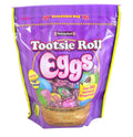 tootsie roll eggs candy coated egg shaped individually wrapped easter candy, 23 oz resealable bag