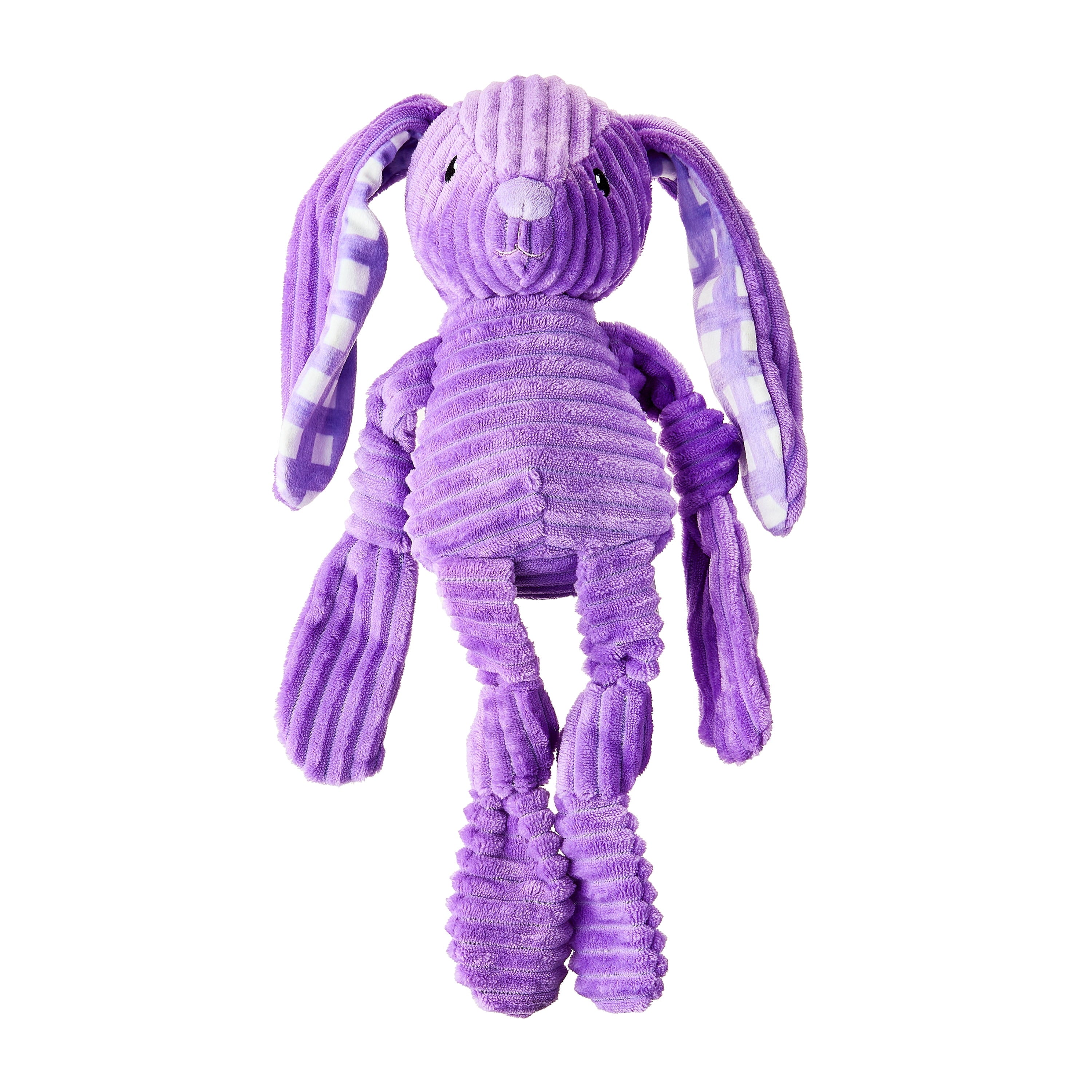 Vibrant Life Ribbed Easter Bunny Dog Toy, Purple
