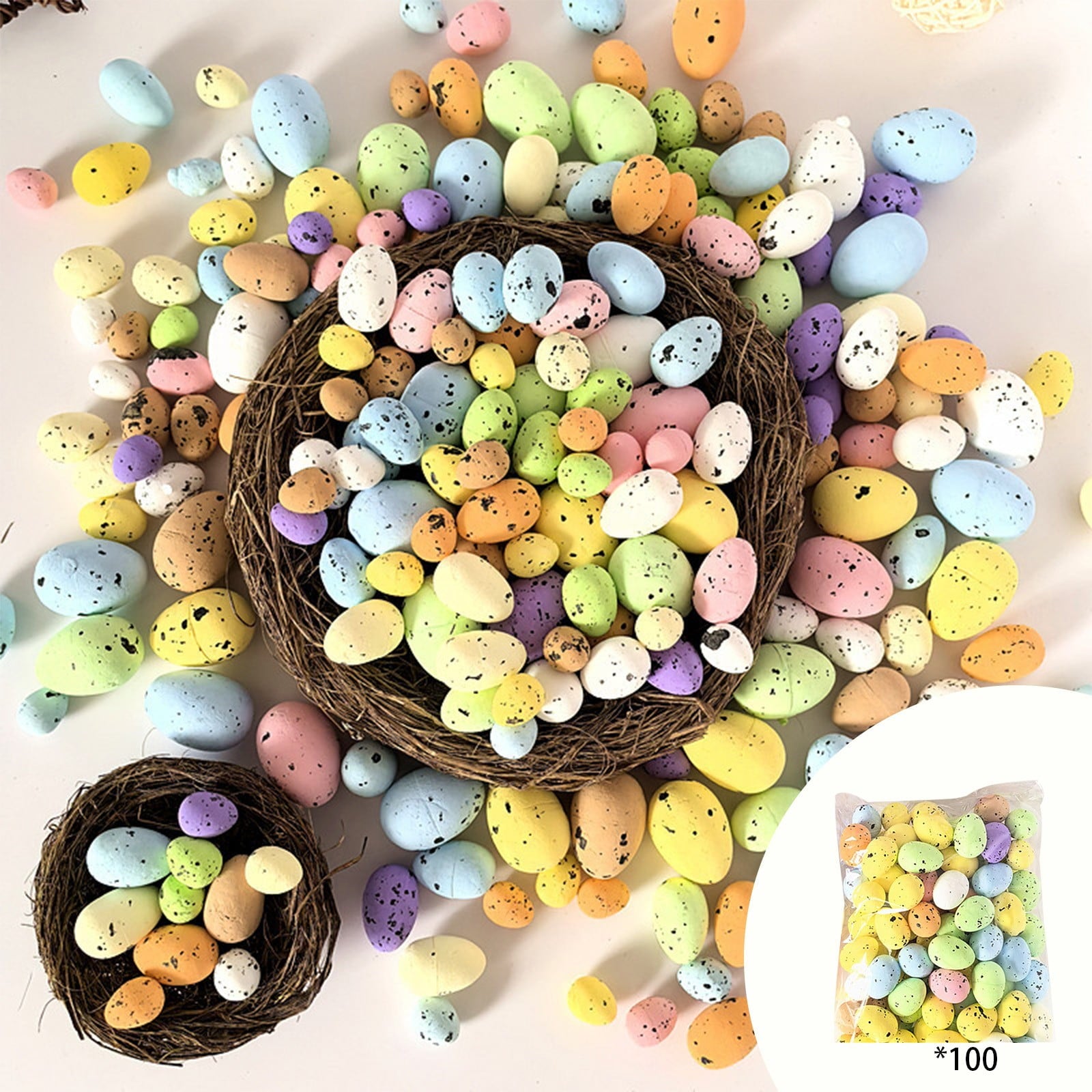 XGFHYJEH Easter Decoration, Solar Easter Lights, Easter Eggs Led String Light, Easter Decorations Outdoors, Easter Yard Decor