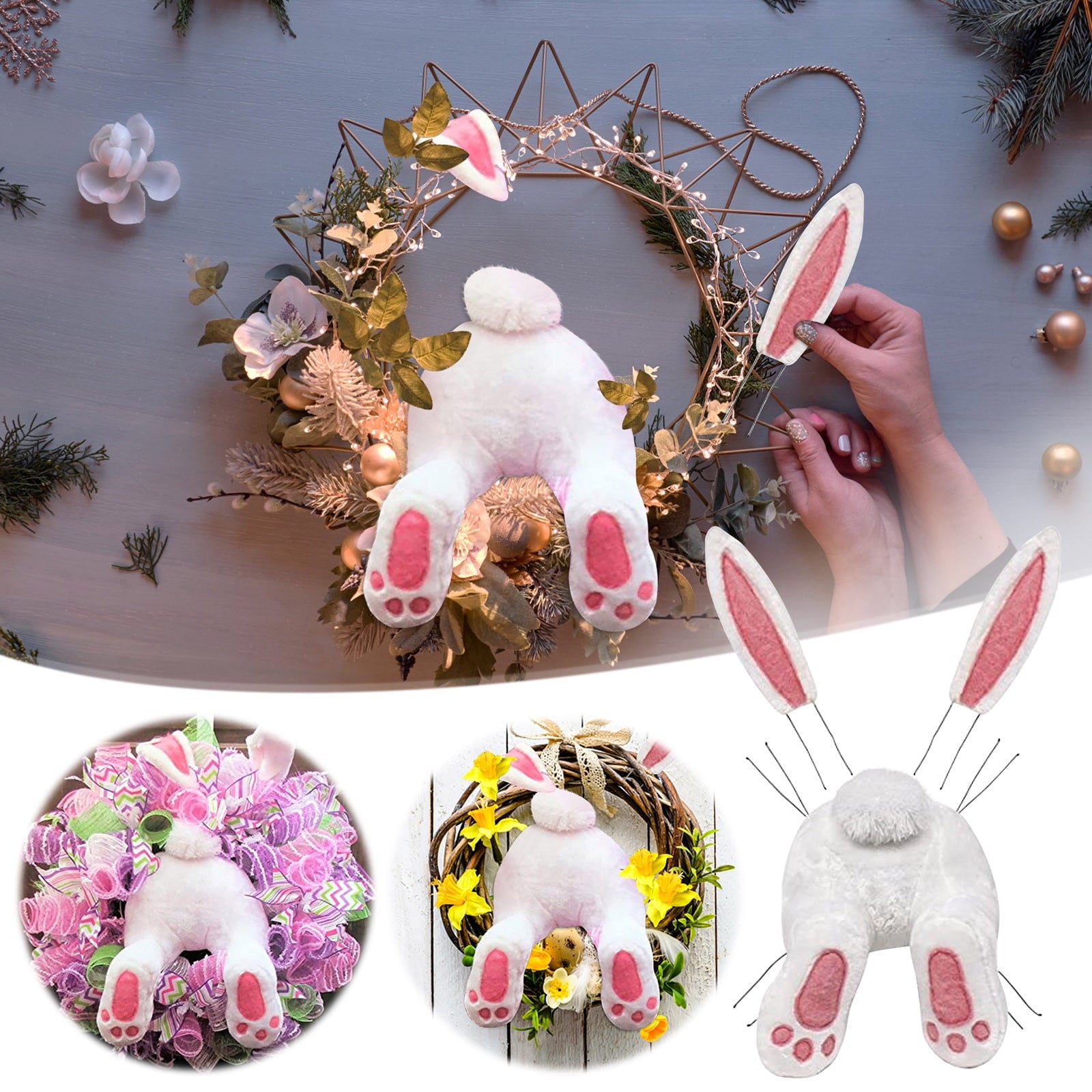 XGFHYJEH Easter Decoration, Solar Easter Lights, Easter Eggs Led String Light, Easter Decorations Outdoors, Easter Yard Decor