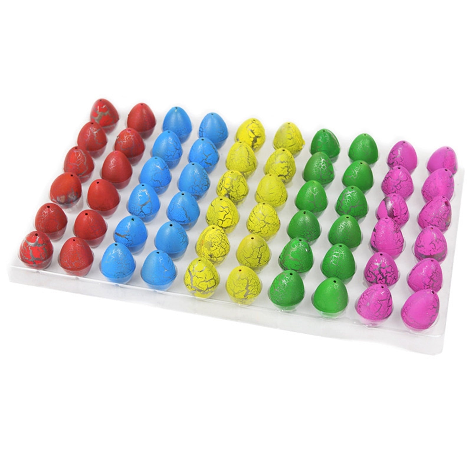 Yyuenw 60 Pcs Dinosaur Eggs Easter Gifts Hatching Dinosaur Egg Grow in Water Easter Basket Stuffers Filler for Kids Toddlers Boys Girls Indoor Outdoor Easter Hunt, Classroom Prize Supplies Toy