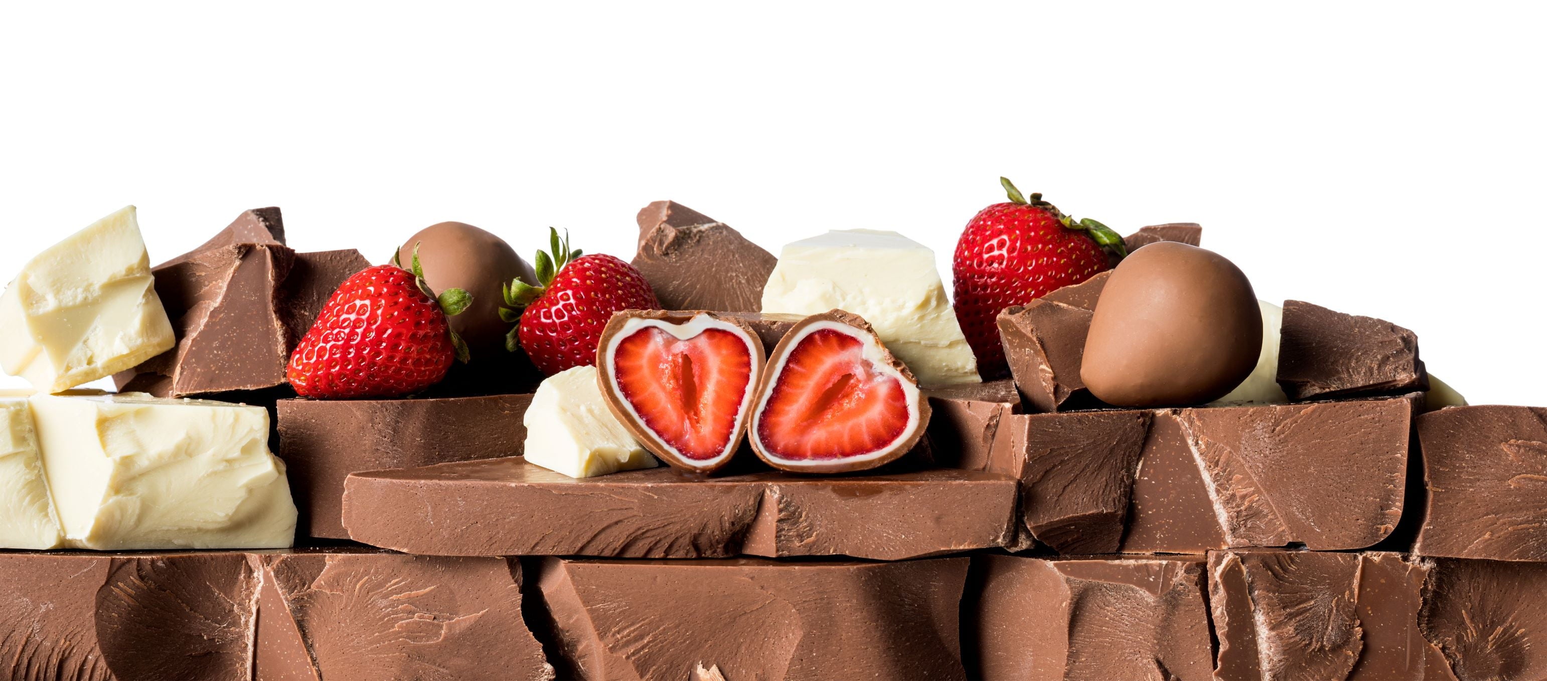 Tru Fru Frozen Strawberries in Milk & White Chocolate, 8oz