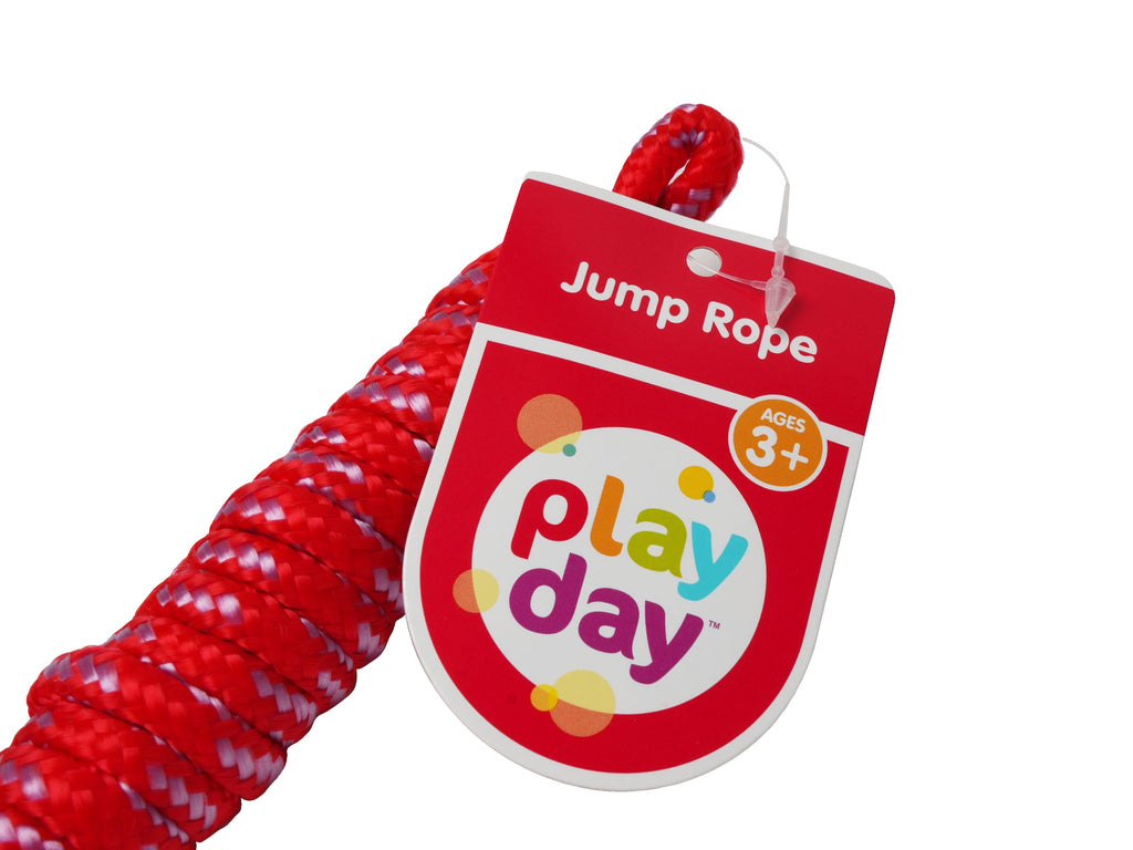 Play Day Jump Rope, Red Kids' Skipping Rope, Toy Sports Equipment, Children Ages 3+