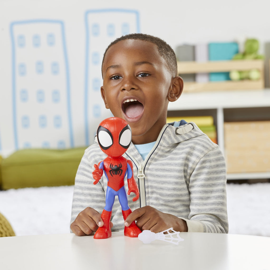 Marvel Spidey and His Amazing Friends Supersized Spidey Action Figure, Super Hero Toy