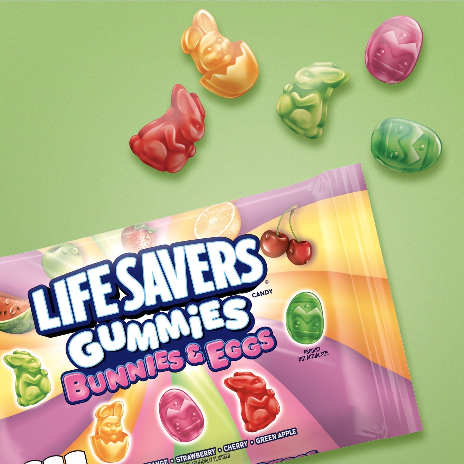 Life Savers Gummies Bunnies & Eggs Easter Candy Assortment - 9 oz Bag