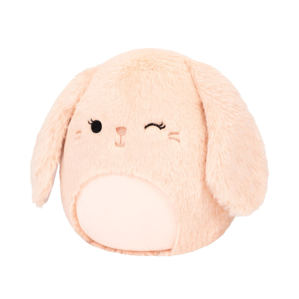 Squishmallows FuzzAMallow Official 8 inch Satine the Winking Peach Bunny - Child's Ultra Soft Plush Toy