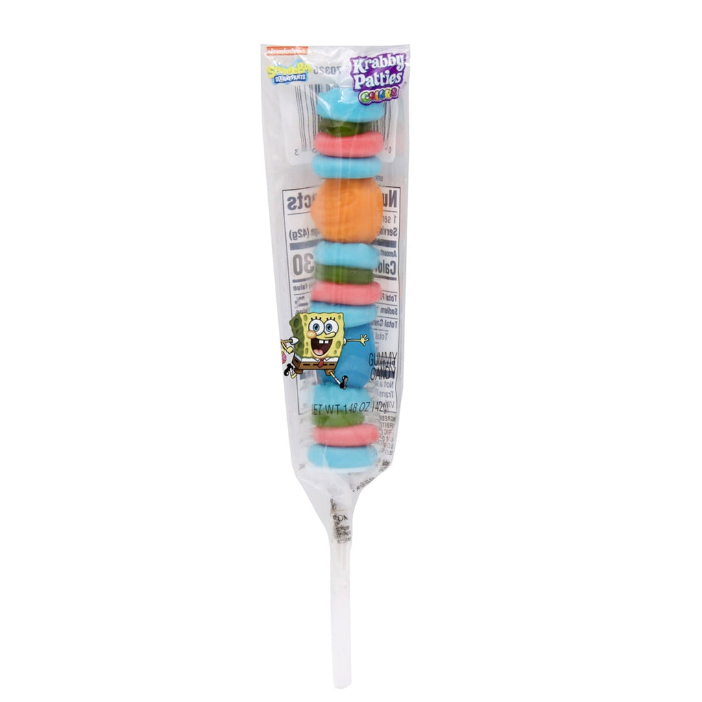Frankford Nickelodeon SpongeBob SquarePants Easter Krabby Patties Colors Gummy Candy Pop 1.31oz