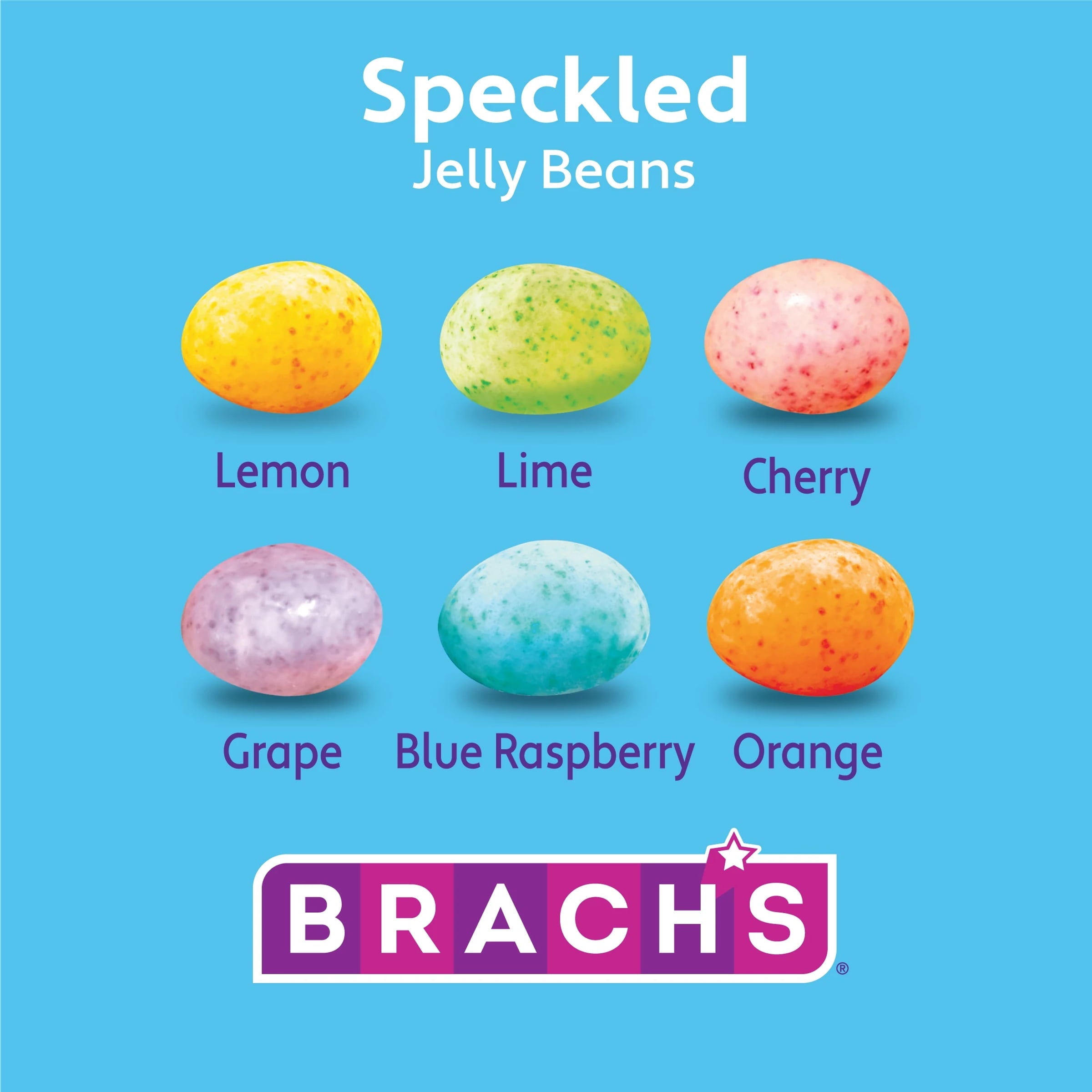 Brach's Speckled Jelly Beans, Springtime Easter Candy, 7oz