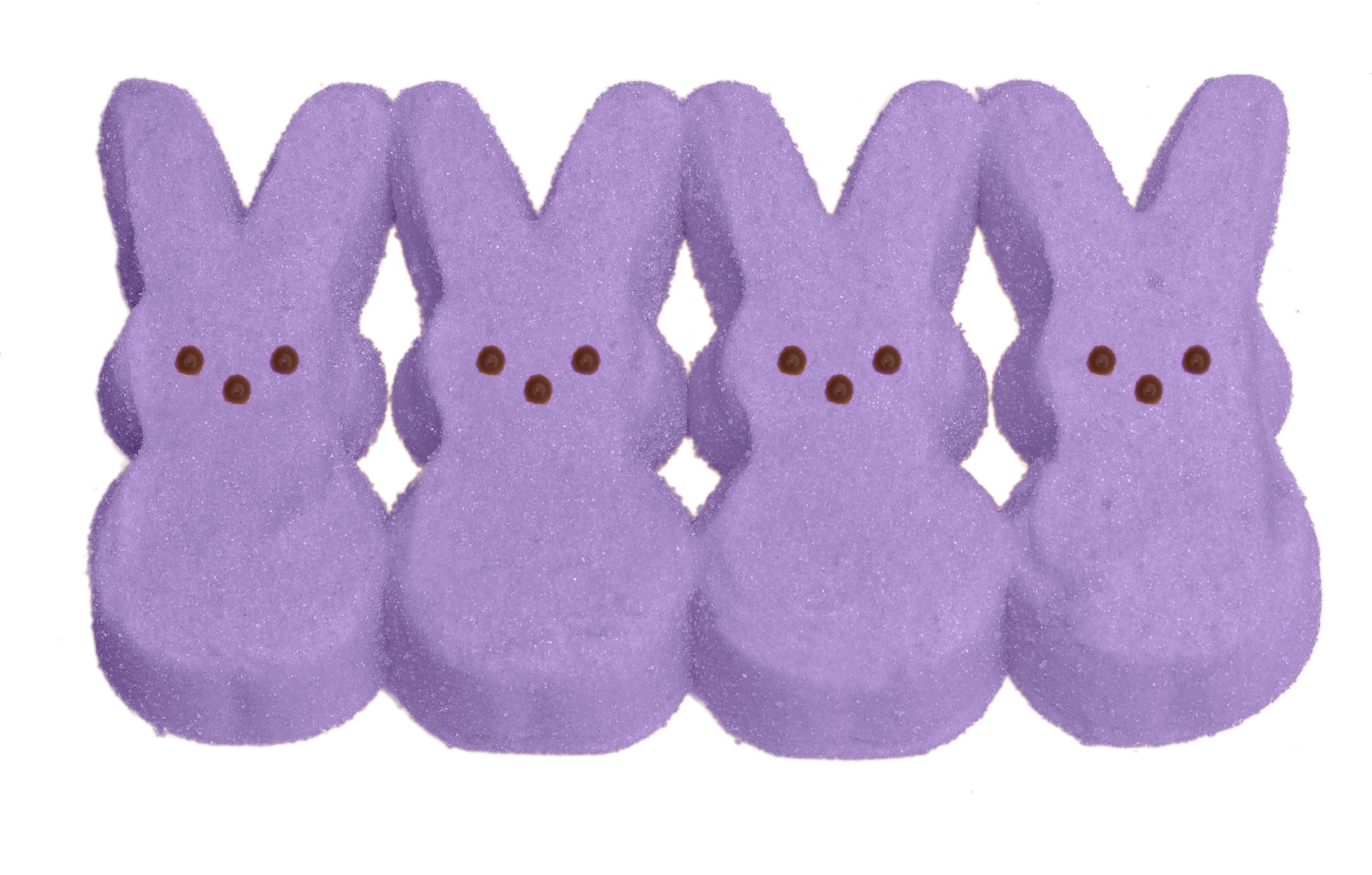 PEEPS, Lavender Marshmallow Bunnies Easter Candy, 8 Count (3.0 Ounce)
