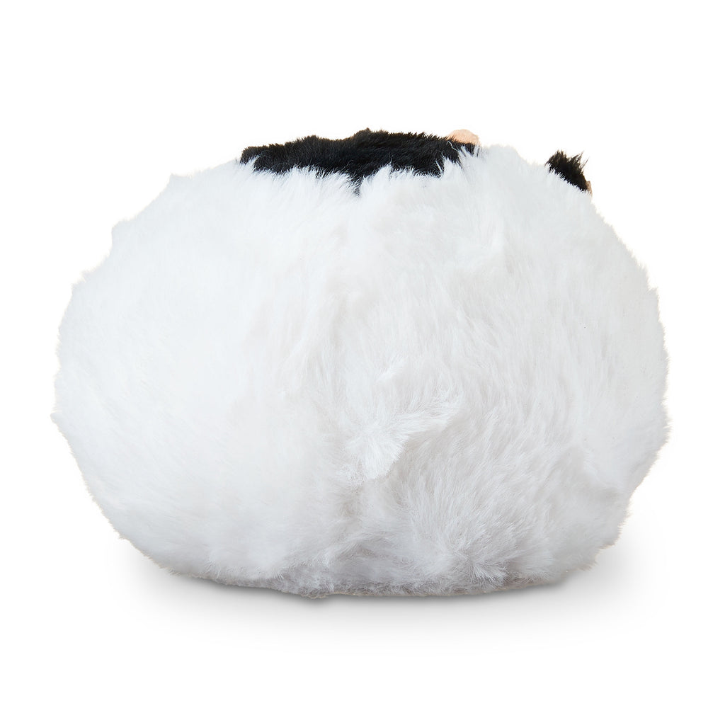 Vibrant Life Easter Round Plush Cow Dog Toy, Black and White