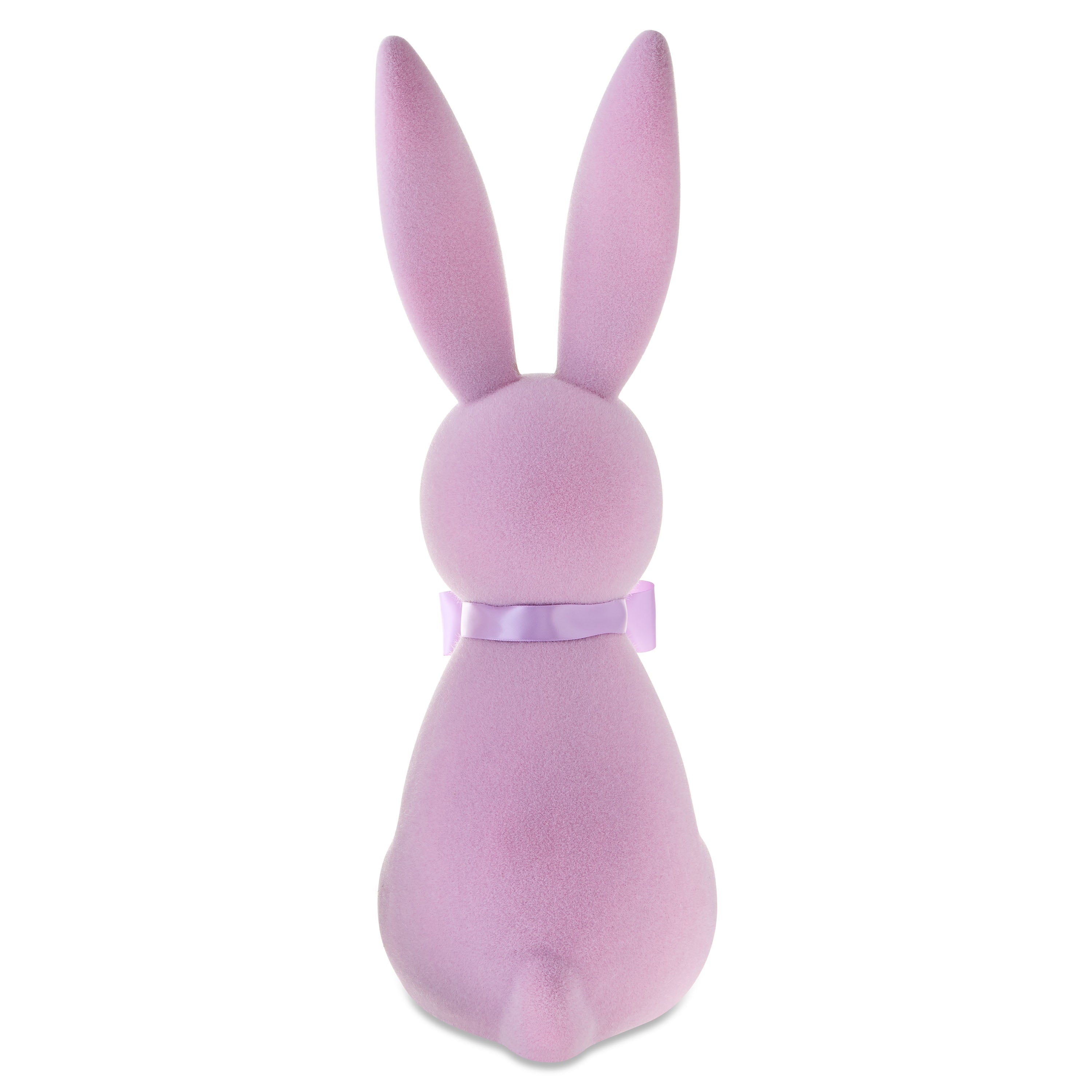 Flocked Bunny Tabletop Decoration, Purple, 27", Easter by Way To Celebrate