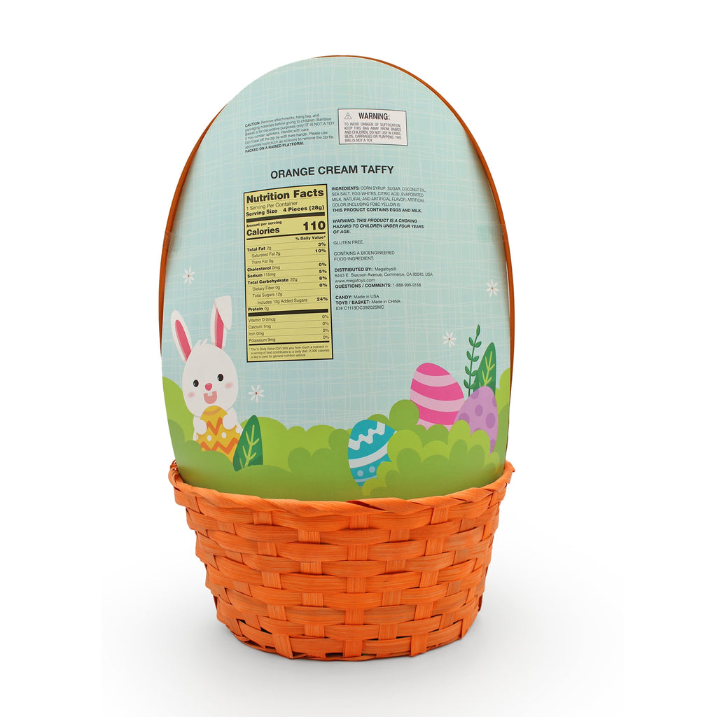 Brown Horse Plush Prefilled Easter Basket, by Megatoys