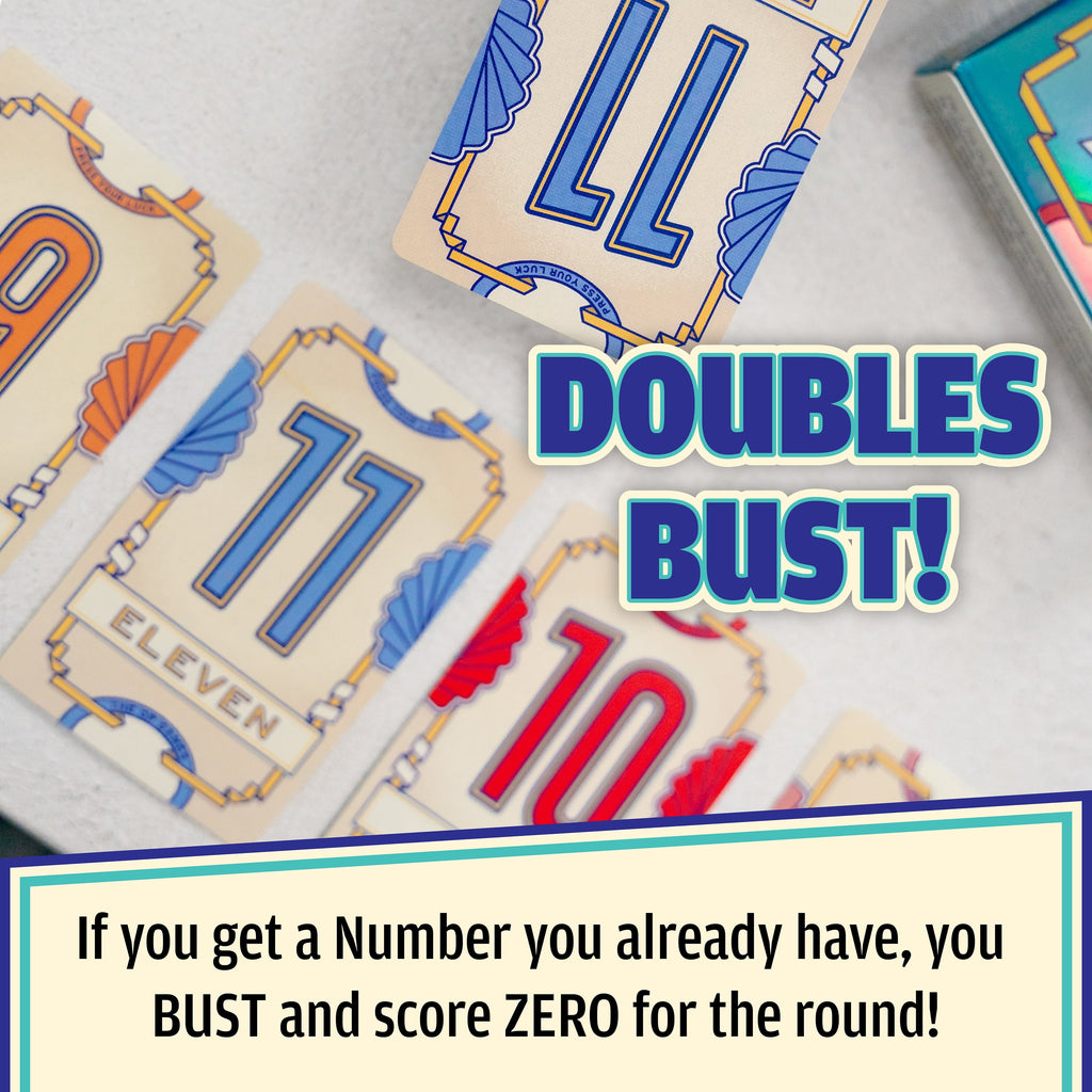 Flip 7, The Ultimate Blend of Press Your Luck and Strategy, Fast-Paced Addictive Card Game, Quick to Learn and Easy to Teach, Perfect for Game Nights, 3+ Players, Ages 8 & Up, by USAopoly