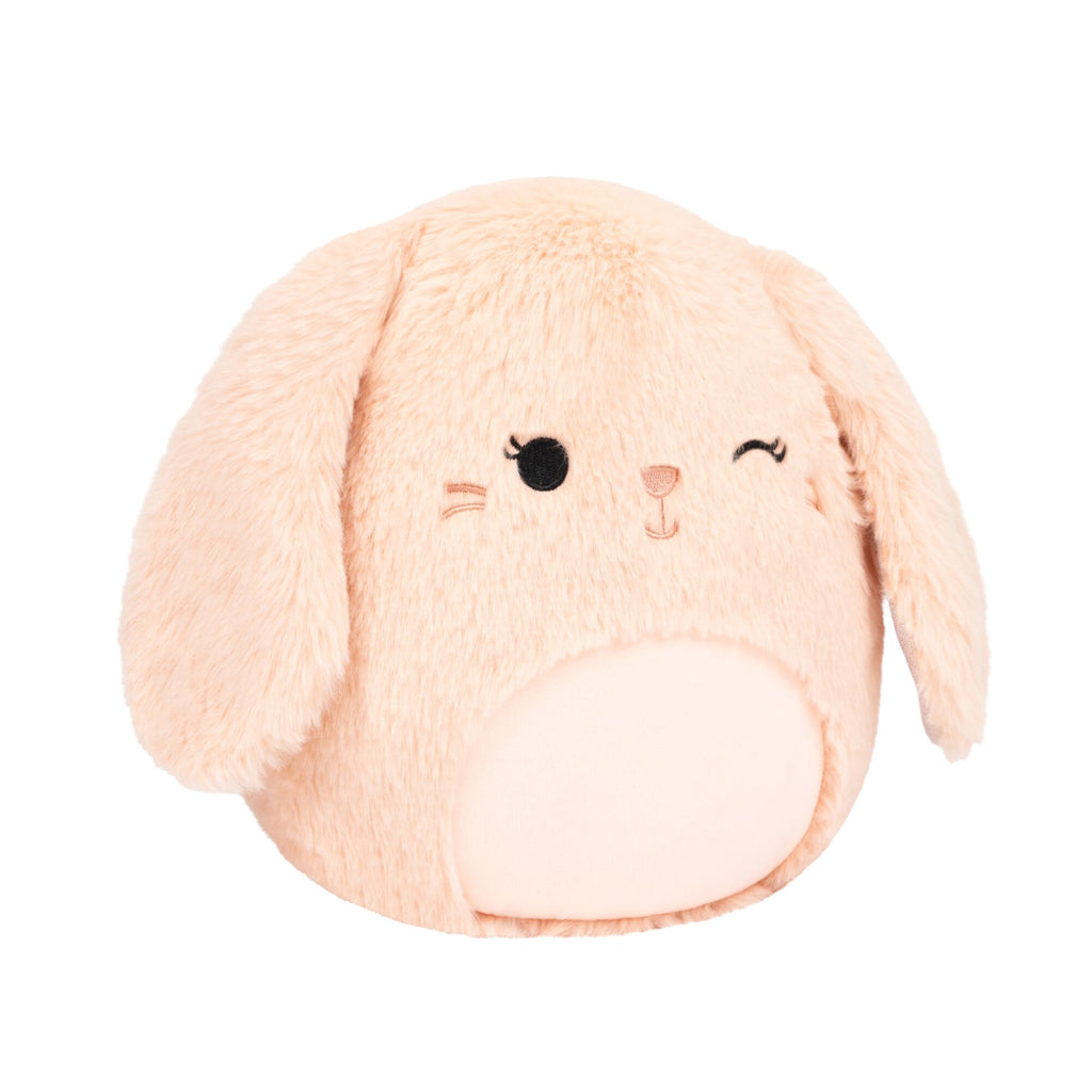 Squishmallows FuzzAMallow Official 8 inch Satine the Winking Peach Bunny - Child's Ultra Soft Plush Toy